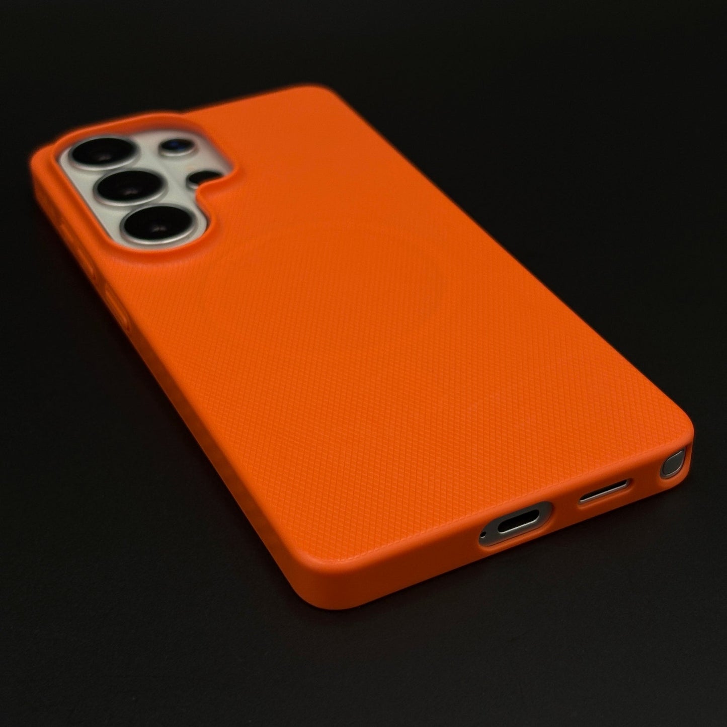 Textured Dotted Feel Leather Hidden MagSafe Case Cover for Samsung Galaxy S26 Ultra