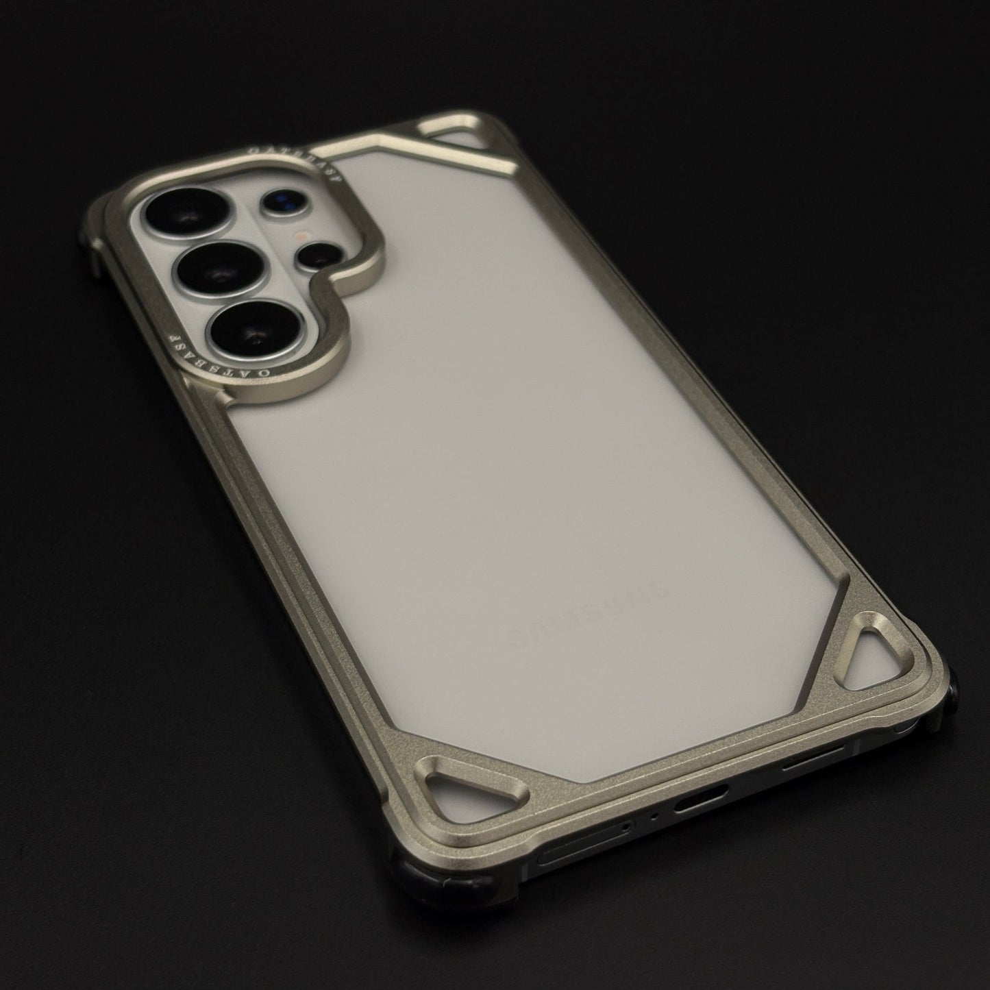 Luxury Metal Frame Shockproof Clear Case Cover for Samsung Galaxy S26 Ultra | Rugged Drop Protection