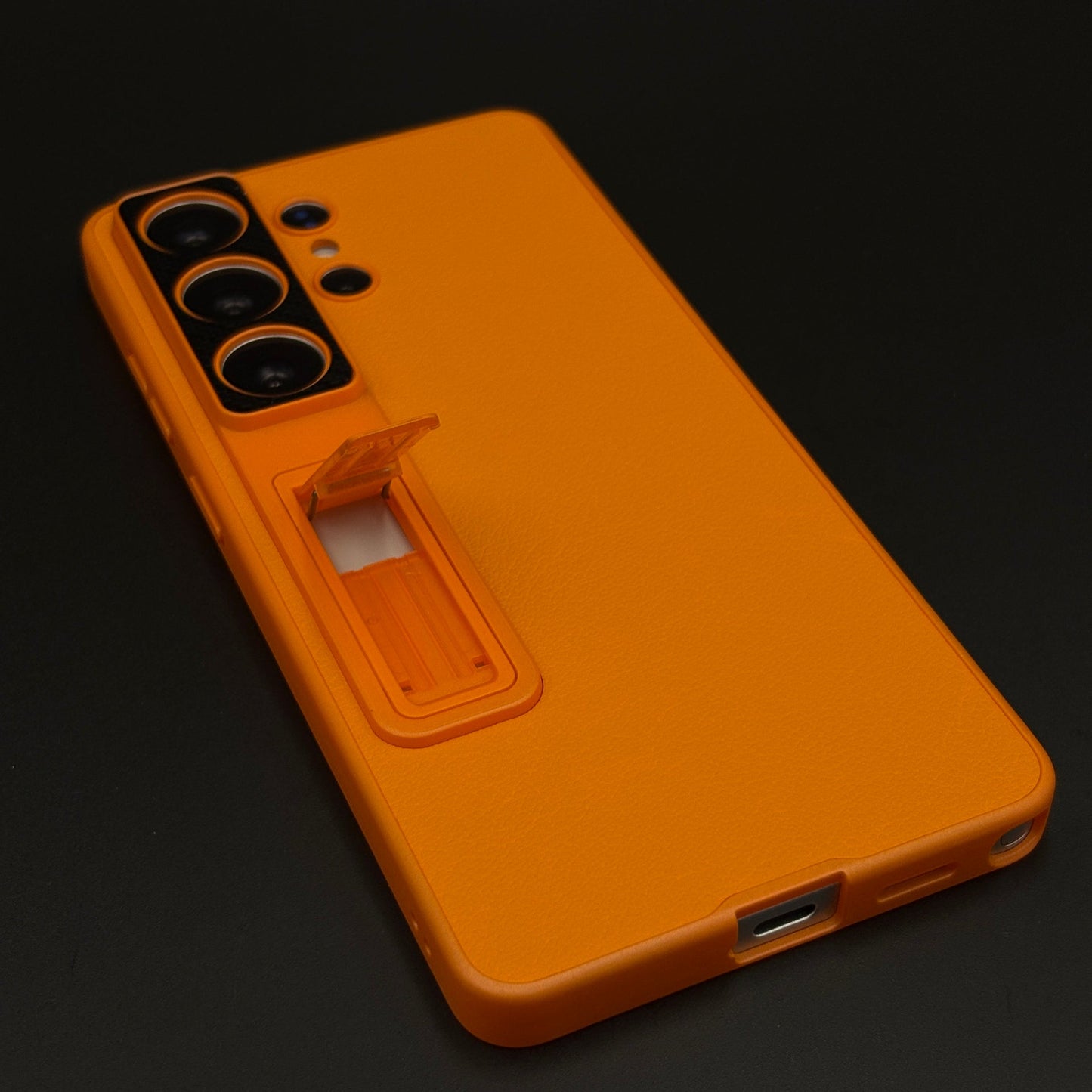 Pull Out Stand Leather Case with Camera Protection for Samsung Galaxy S26 Ultra