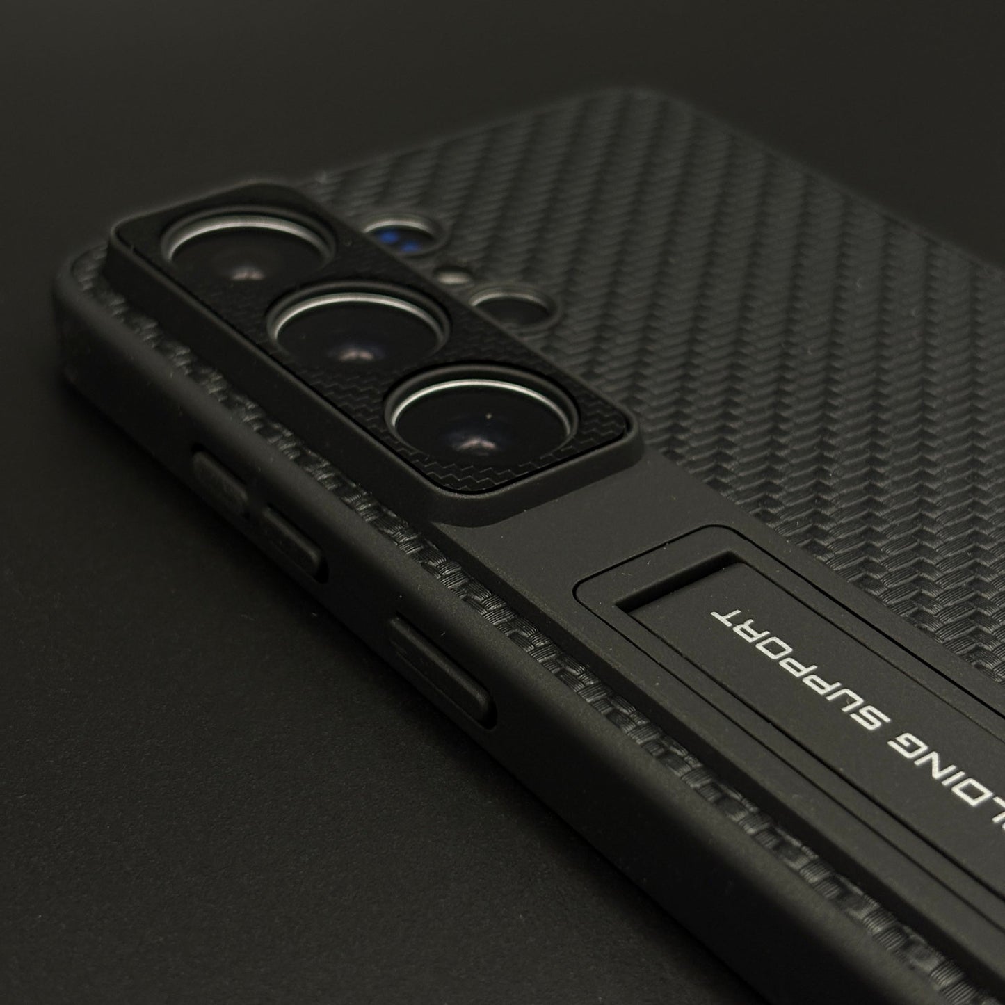 Pull Out Stand Leather Case with Camera Protection for Samsung Galaxy S26 Ultra