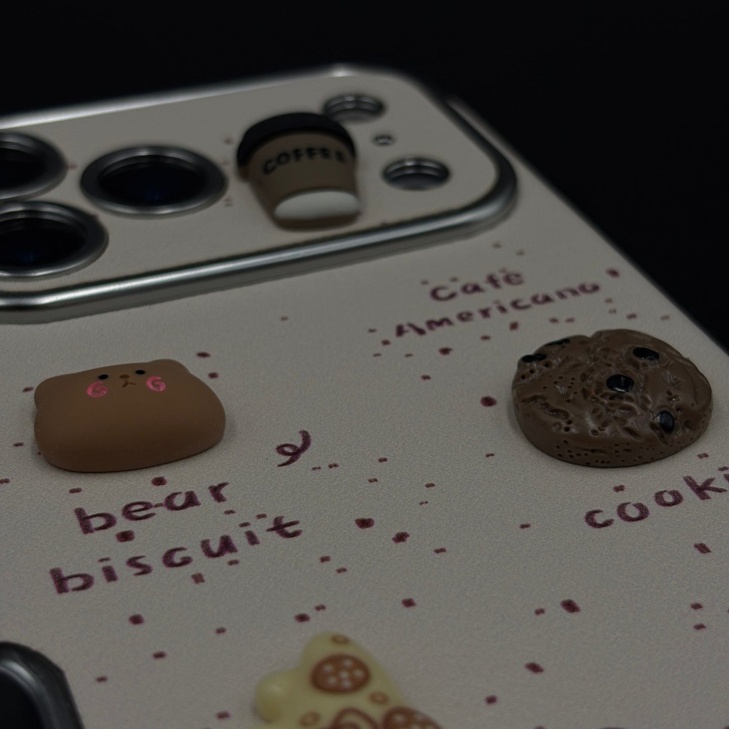Americano Bear Cookies Cafe Cute Mobile Case Cover for iPhone 17 Series