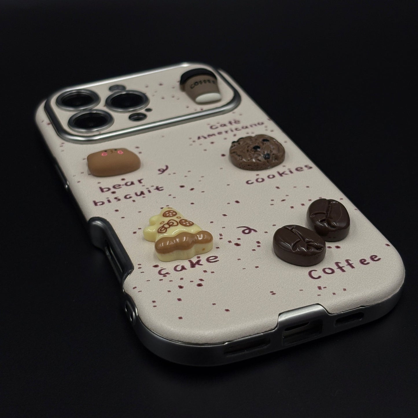 Americano Bear Cookies Cafe Cute Mobile Case Cover for iPhone