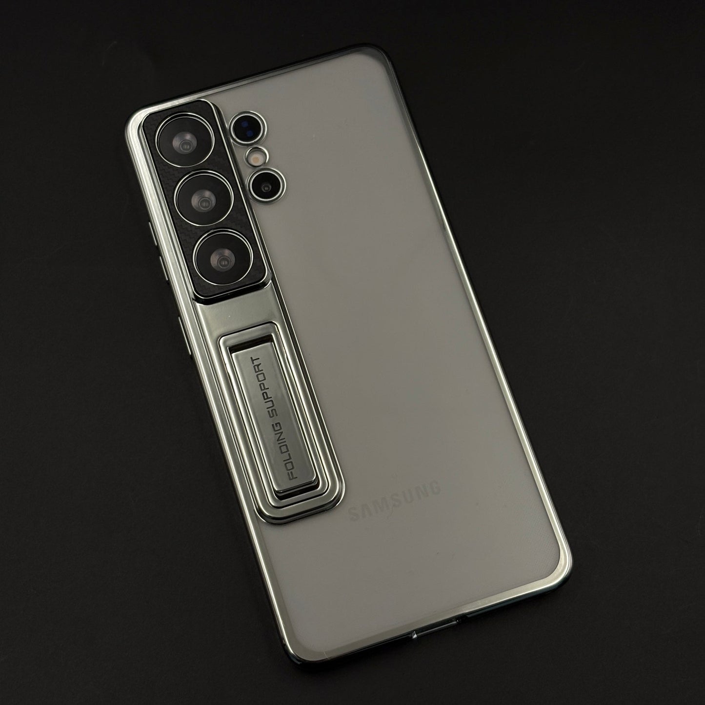 Luxury Pull-Out Stand Case for Samsung Galaxy S26 Ultra