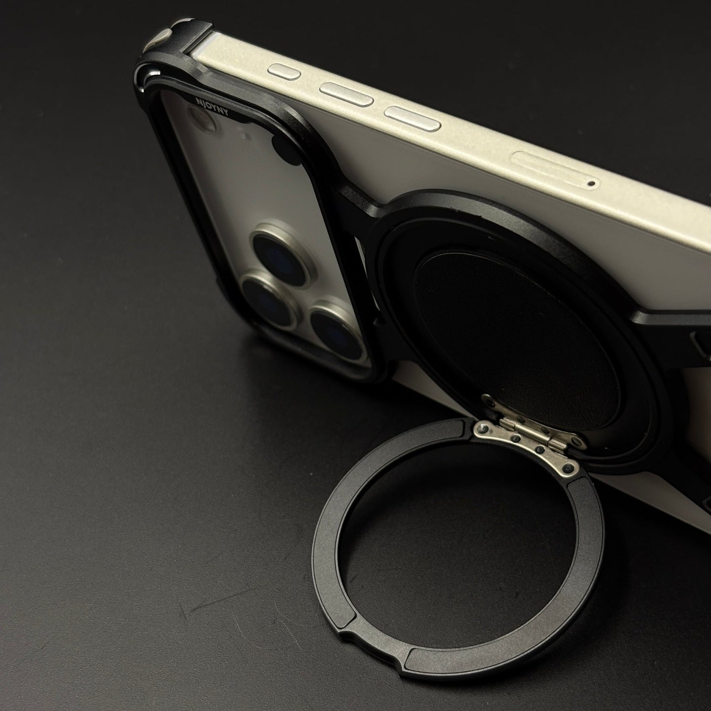 X Bracket Metal Rotating Stand MagSafe Phone Case Cover for iPhone 17 Series | Frameless Minimalist Edition