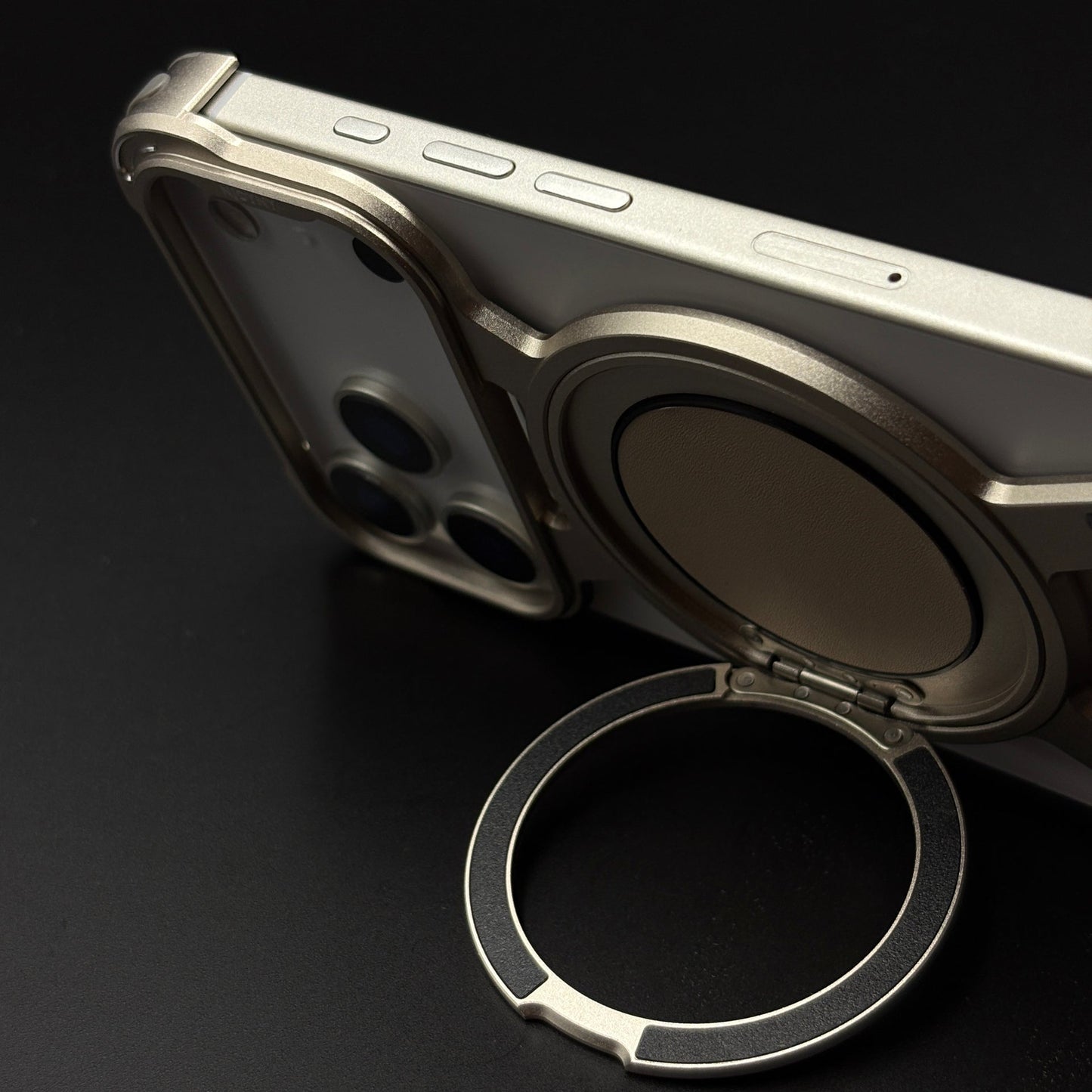 X Bracket Metal Rotating Stand MagSafe Phone Case Cover for iPhone 17 Series | Frameless Minimalist Edition
