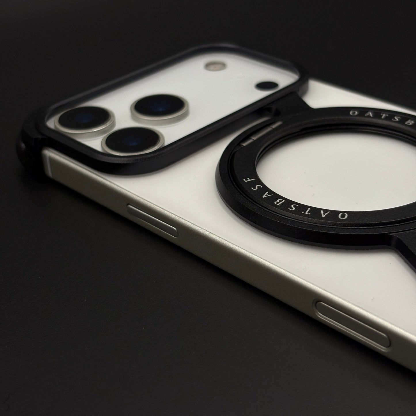Z Bracket 360 Rotating MagSafe Phone Case Cover for iPhone 17 Series | Metal Frameless Edition