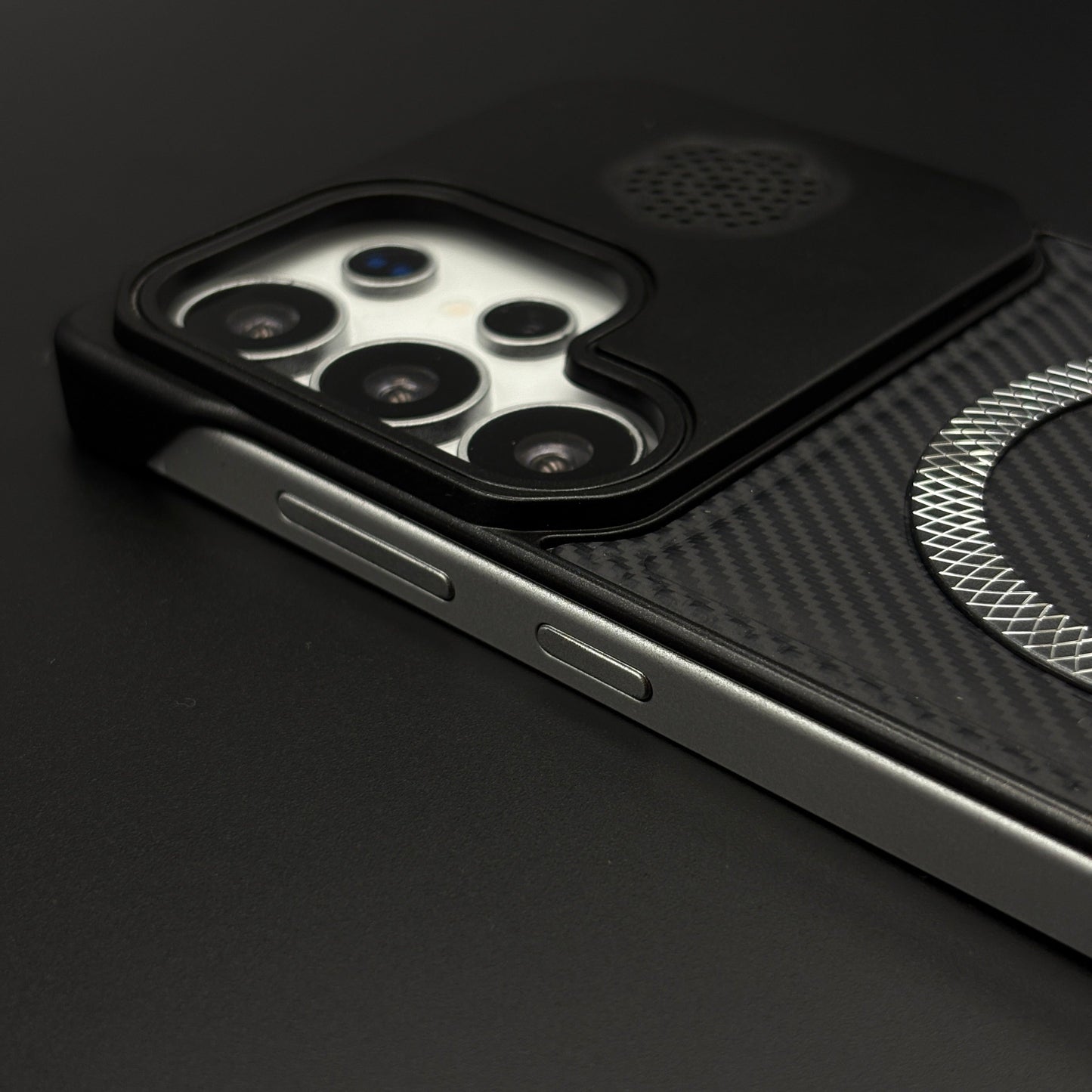 Luxury Leather MagSafe Phone Case Cover for Samsung Galaxy S25 Ultra | Dual-Tone  Borderless Design