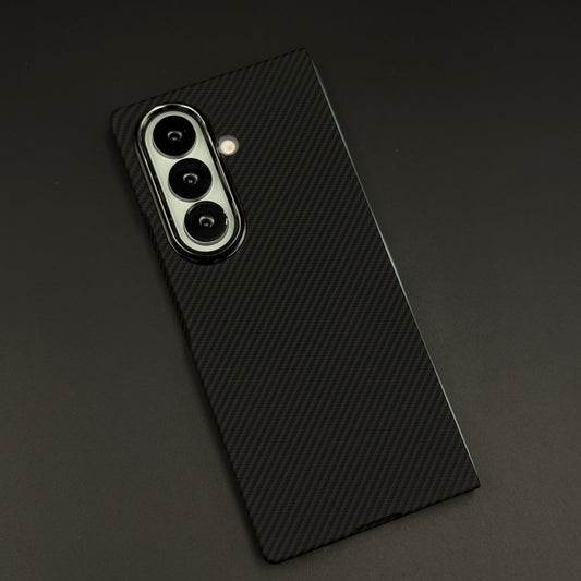 Carbon Fiber Matte Case with Front Screen Protector for Samsung Galaxy Z Fold 7