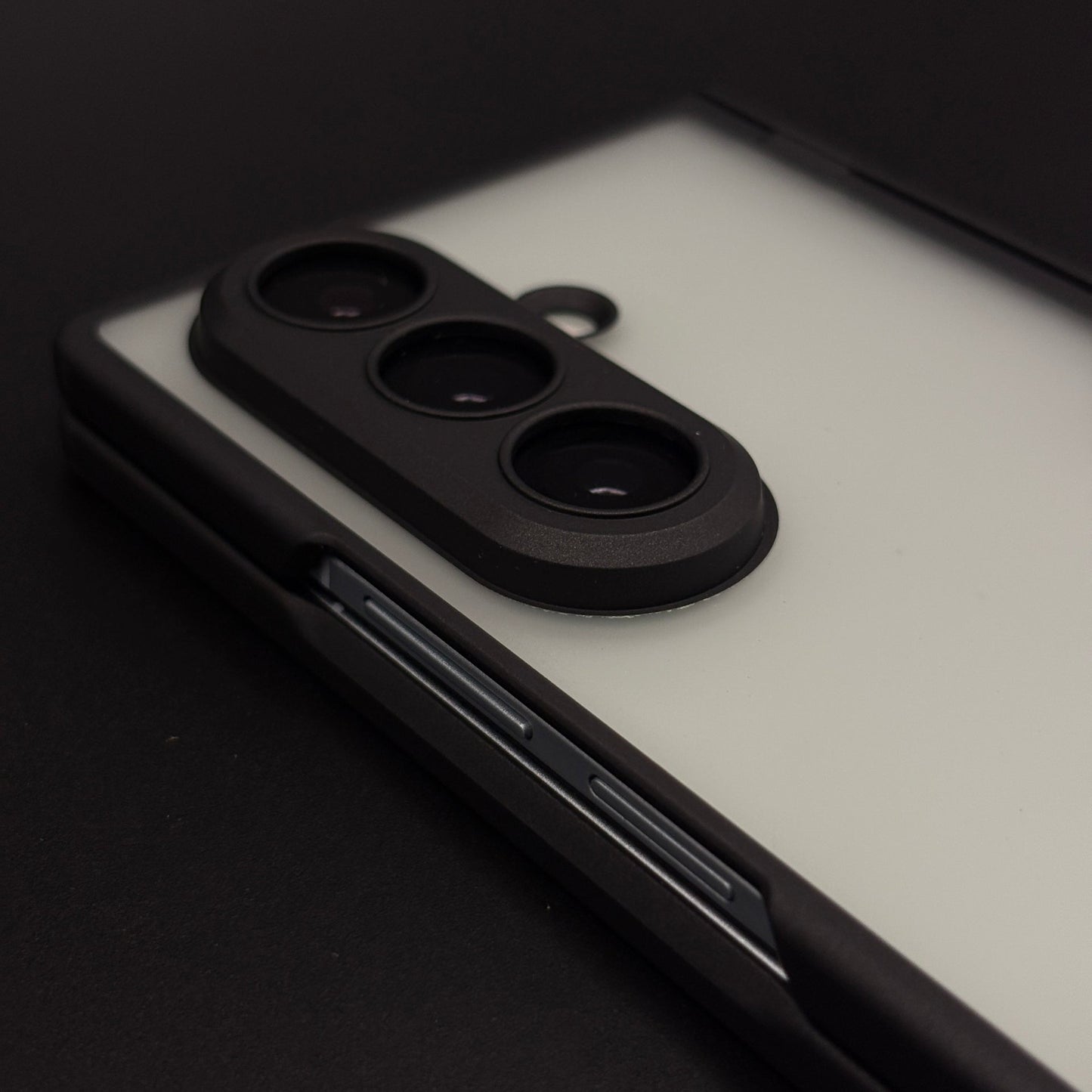 Smoky Matte Non-Yellowing Case with Front Screen Protector for Samsung Galaxy Z Fold 7