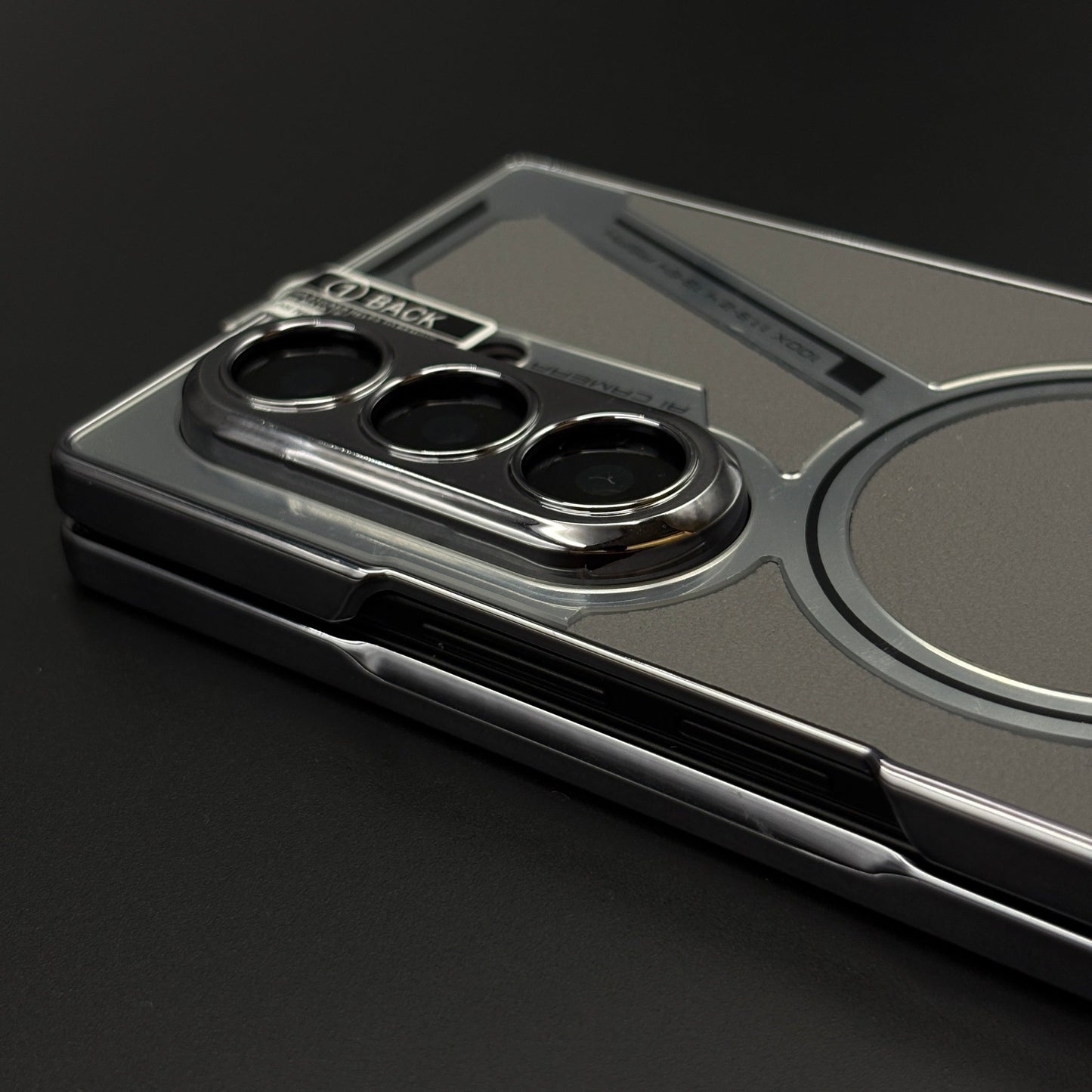 Luxury Electroplated Magnetic Magsafe Case for Samsung Galaxy Z Fold 7