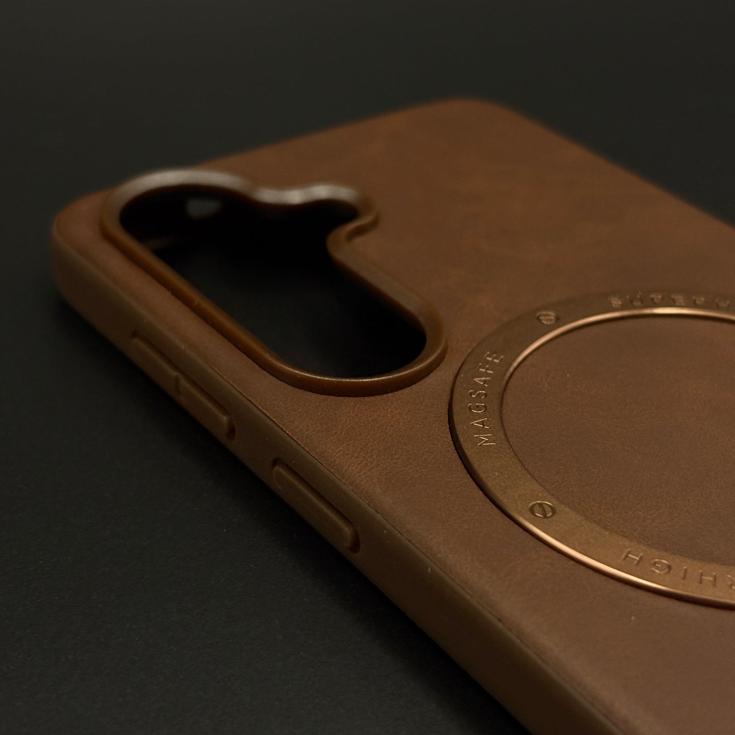 Luxury Leather MagSafe Mobile Case Cover for Samsung Galaxy S26 | Magnetic Charging Support