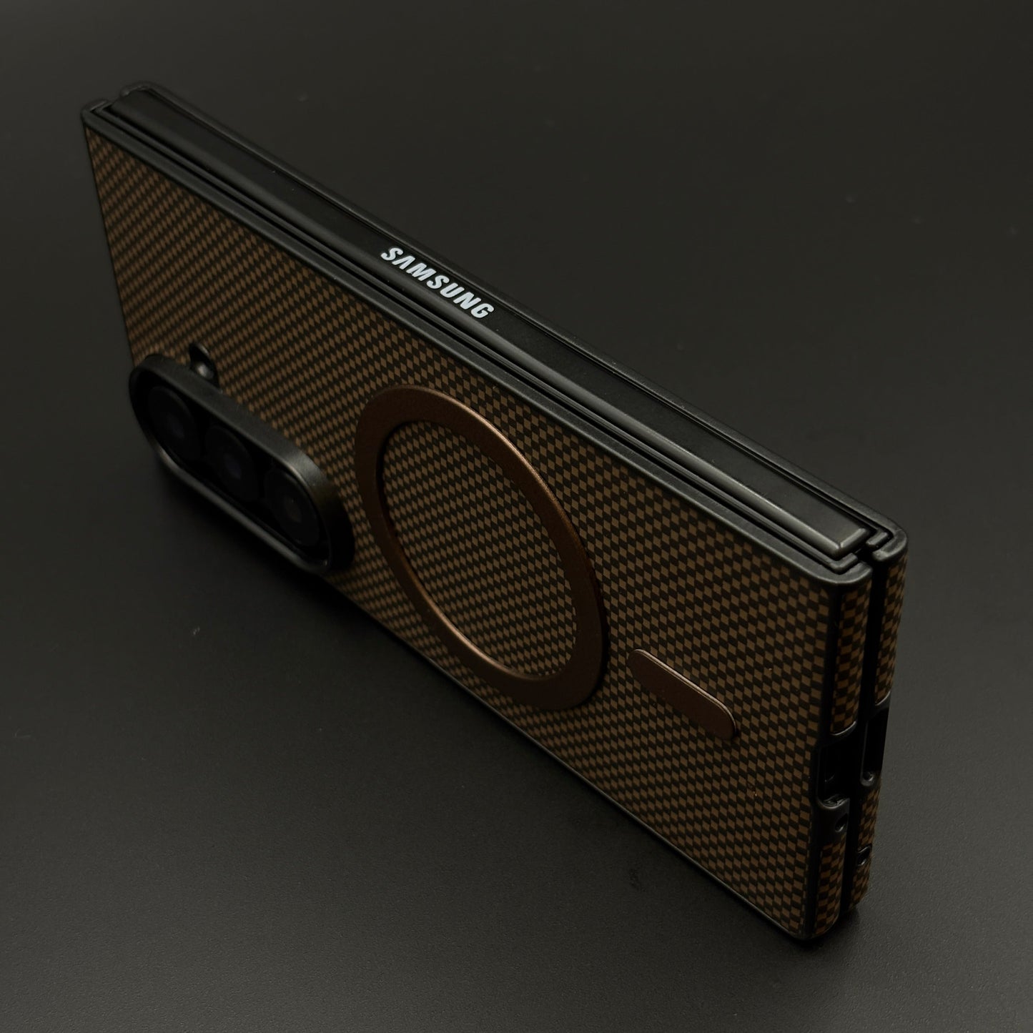 Luxury MagSafe Leather Phone Case Cover for Samsung Galaxy Z Fold 6 | Sleek Magnetic Wireless Edition