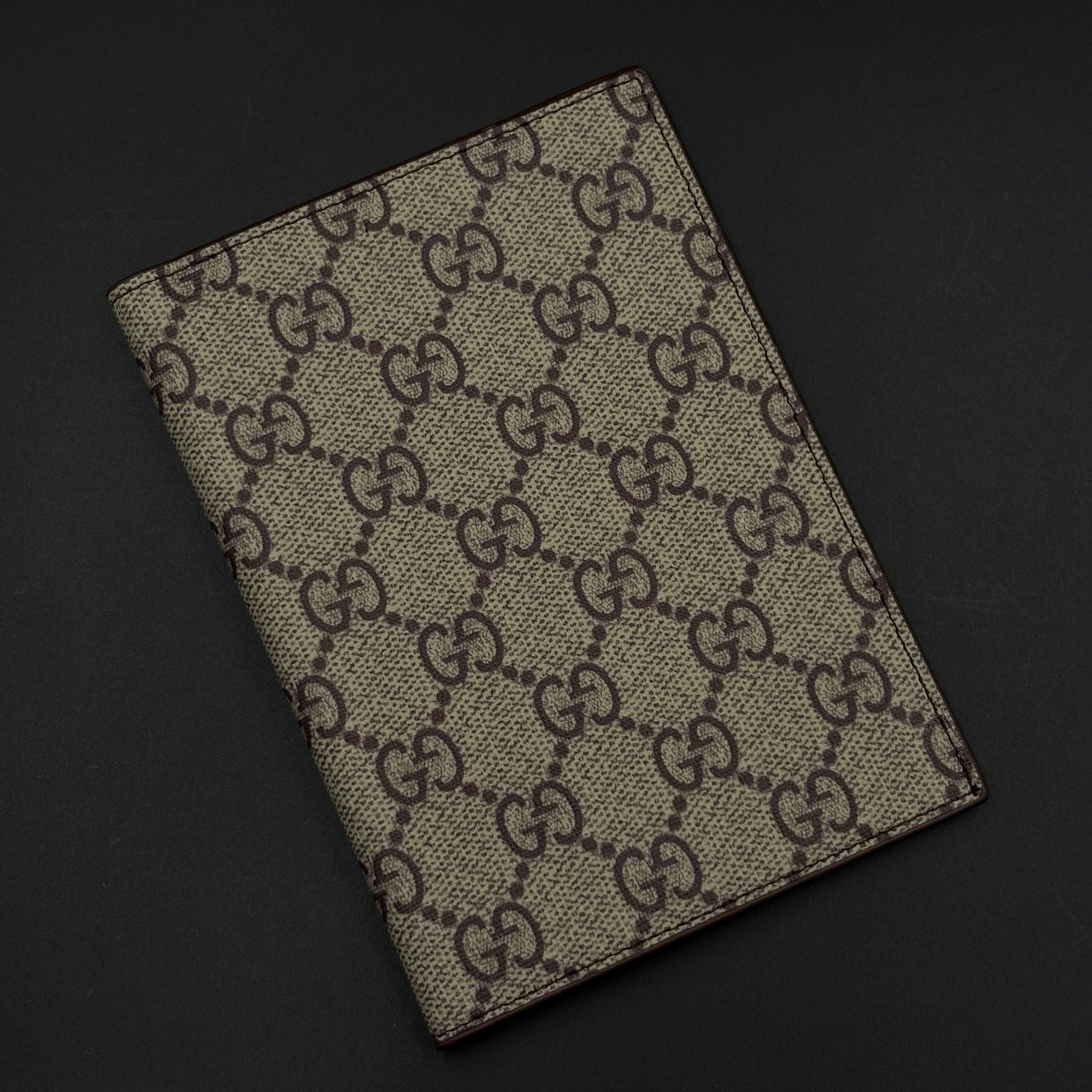 Luxury GG Monogram Passport Holder Case Cover Slim Design for Travel Men Women with Box