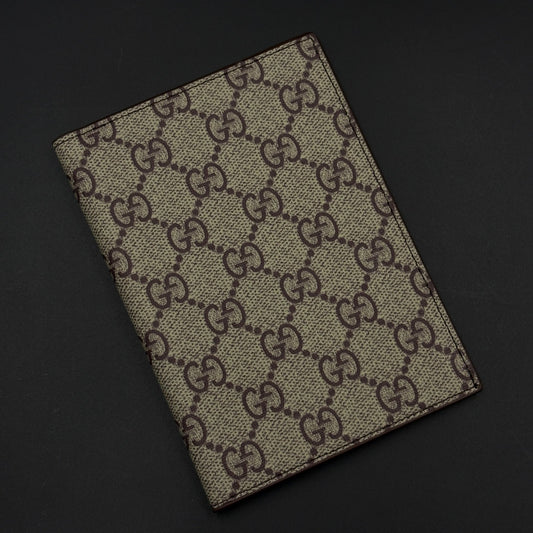 Luxury GG Monogram Passport Holder Case Cover Slim Design for Travel Men Women with Box