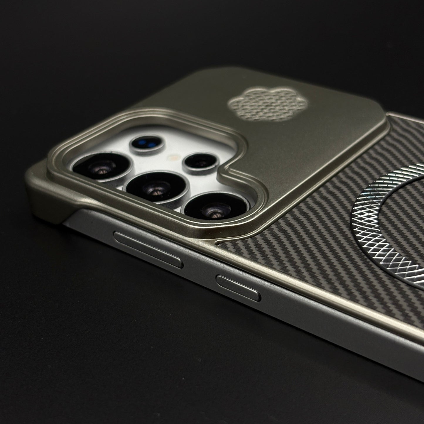 Luxury Leather MagSafe Phone Case Cover for Samsung Galaxy S24 Ultra | Dual-Tone Borderless Design