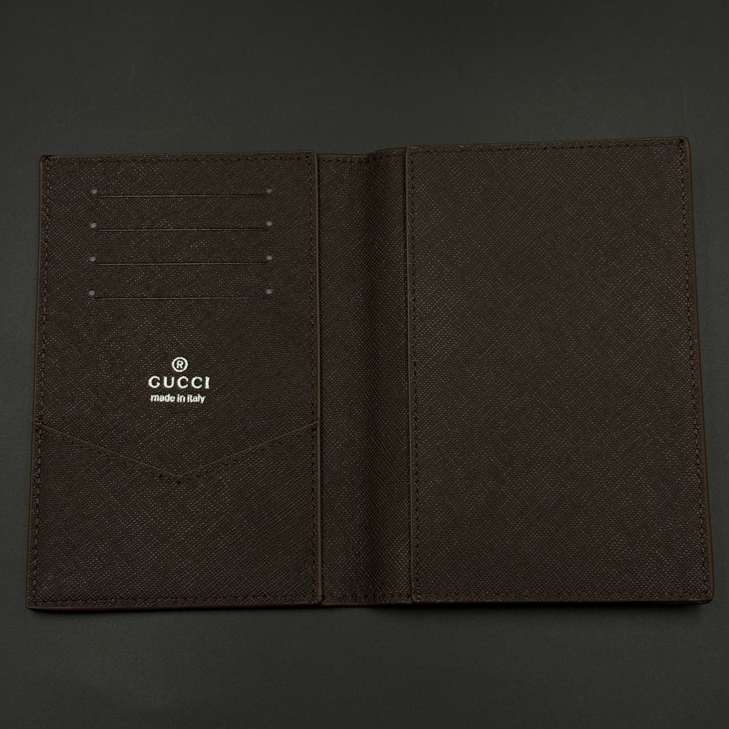Luxury GG Monogram Passport Holder Case Cover Slim Design for Travel Men Women with Box