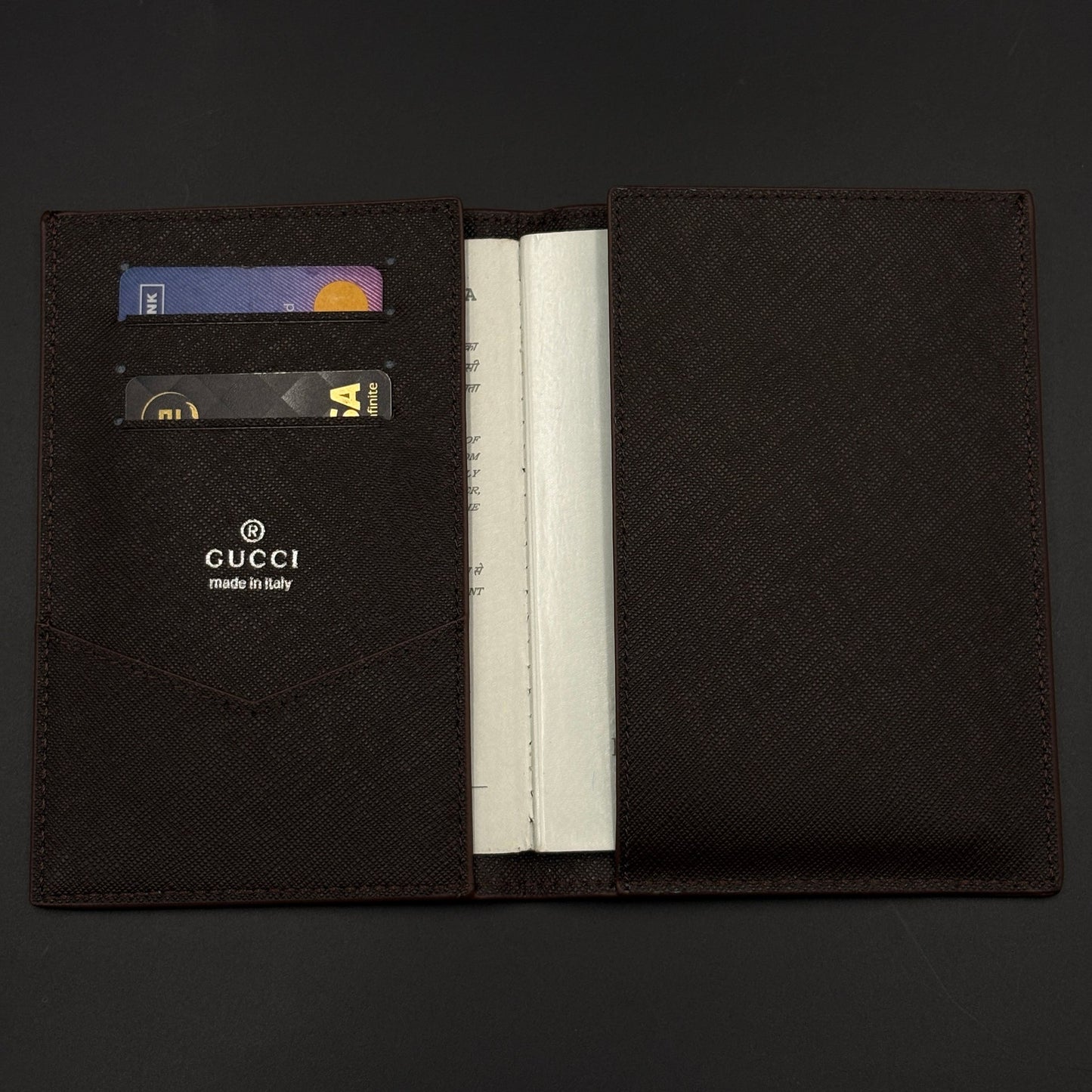Luxury GG Monogram Passport Holder Case Cover Slim Design for Travel Men Women with Box