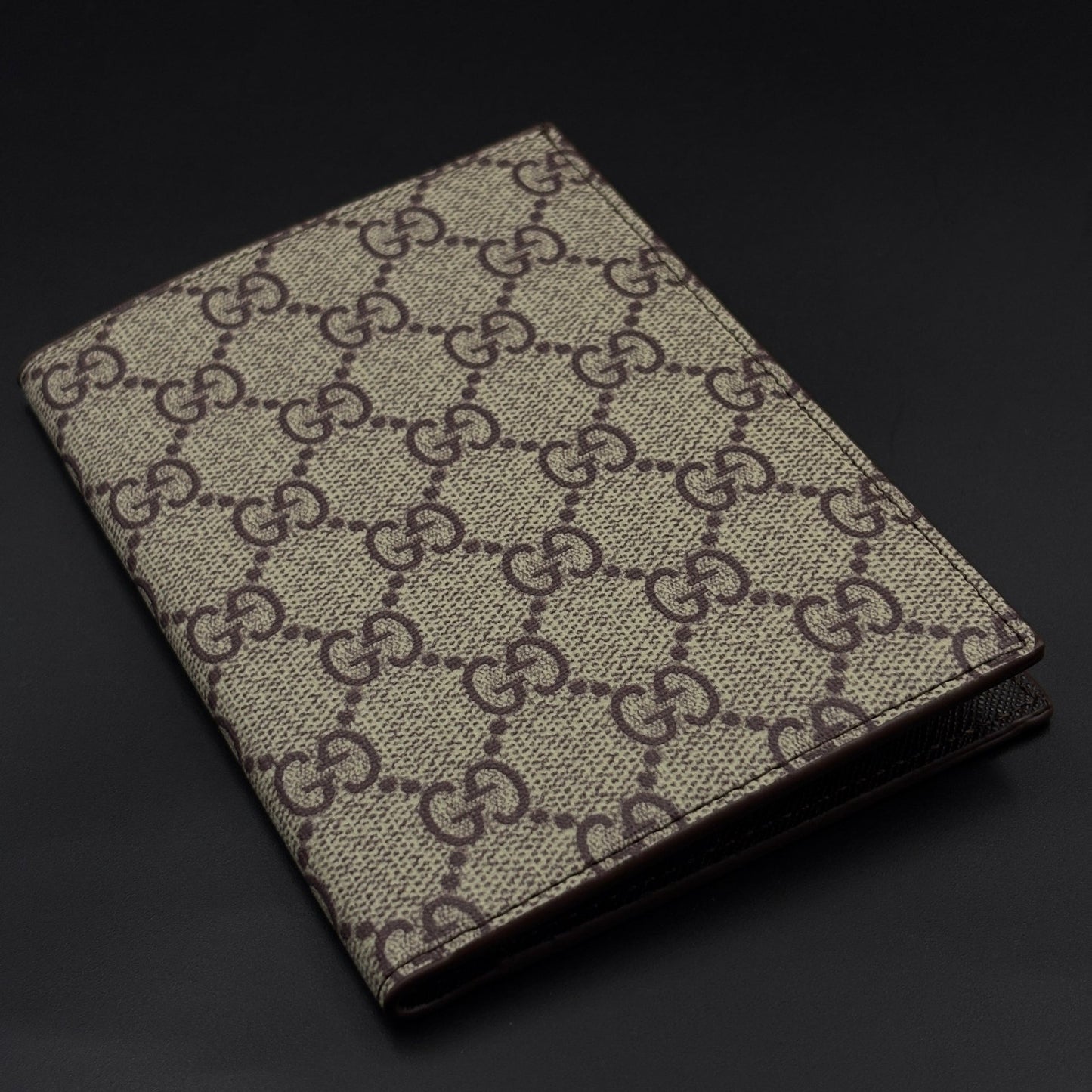 Luxury GG Monogram Passport Holder Case Cover Slim Design for Travel Men Women with Box