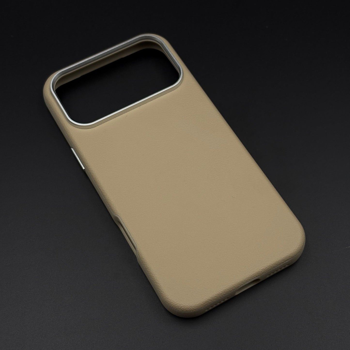 Minimalist Leather Phone Case Cover for iPhone 17 Series | Invisible MagSafe Compatible