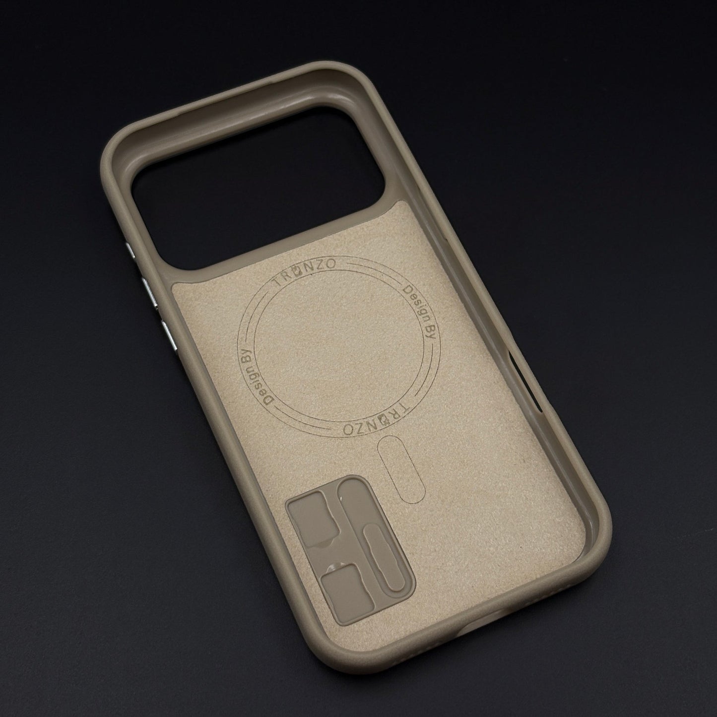 Minimalist Leather Phone Case Cover for iPhone 17 Series | Invisible MagSafe Compatible