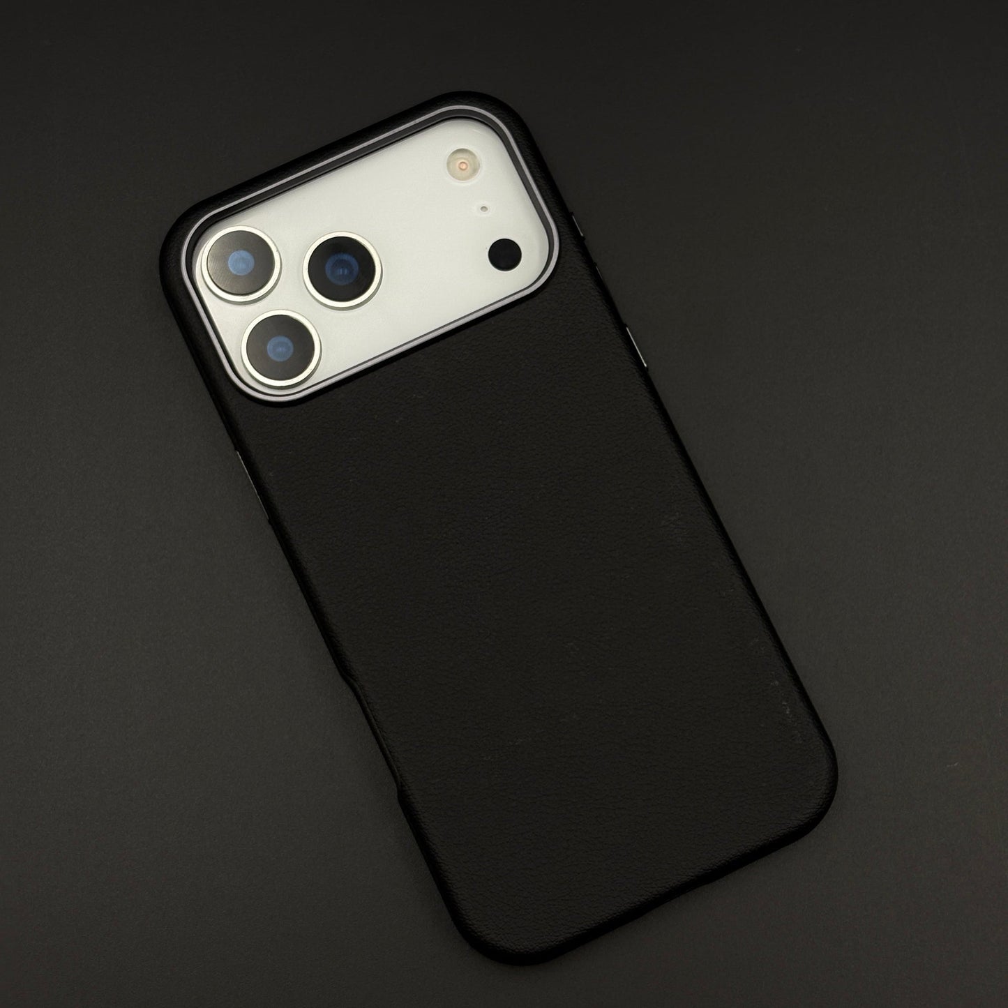 Minimalist Leather Phone Case Cover for iPhone 17 Series | Invisible MagSafe Compatible
