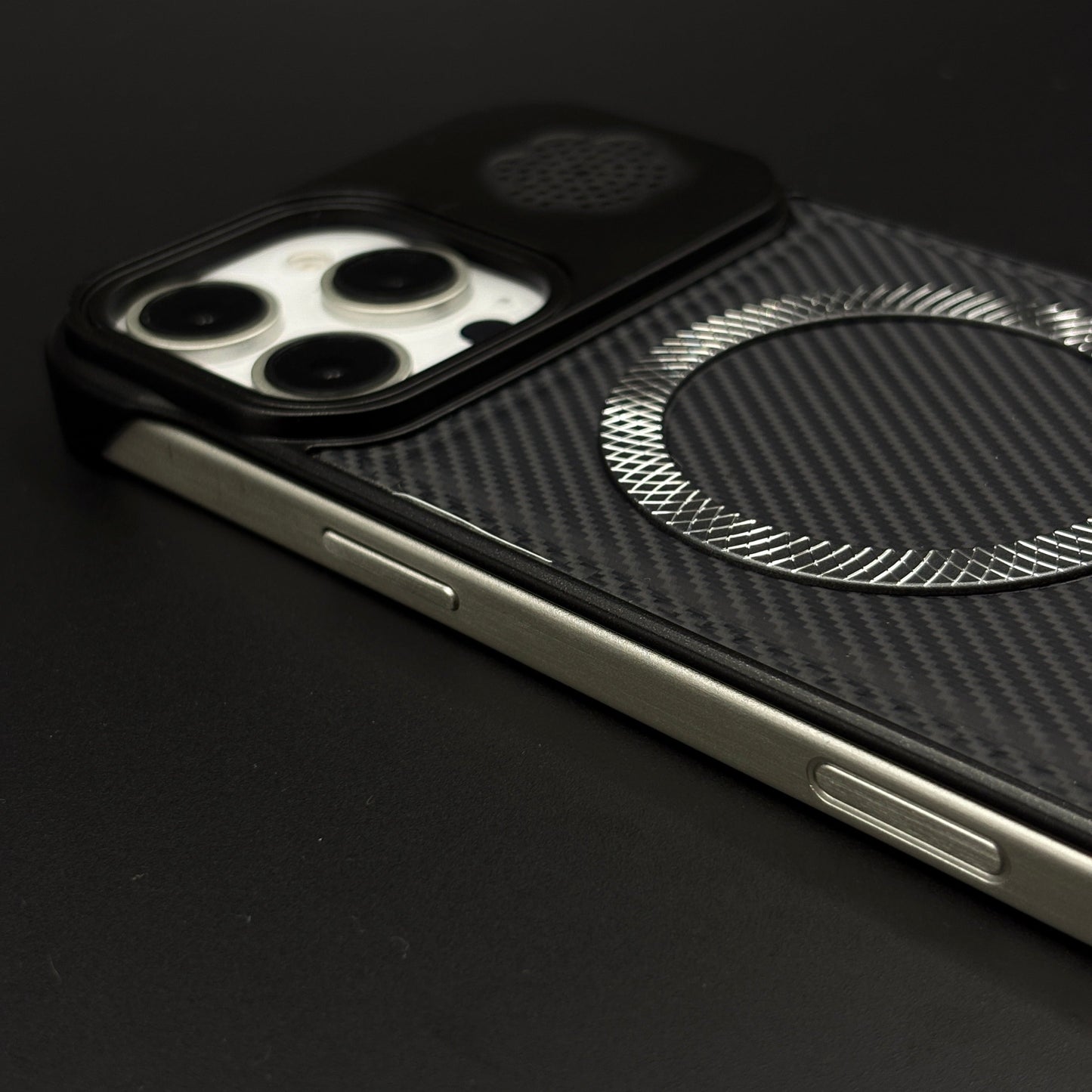 Luxury Leather MagSafe Phone Case Cover for iPhone | Dual-Tone Borderless Design