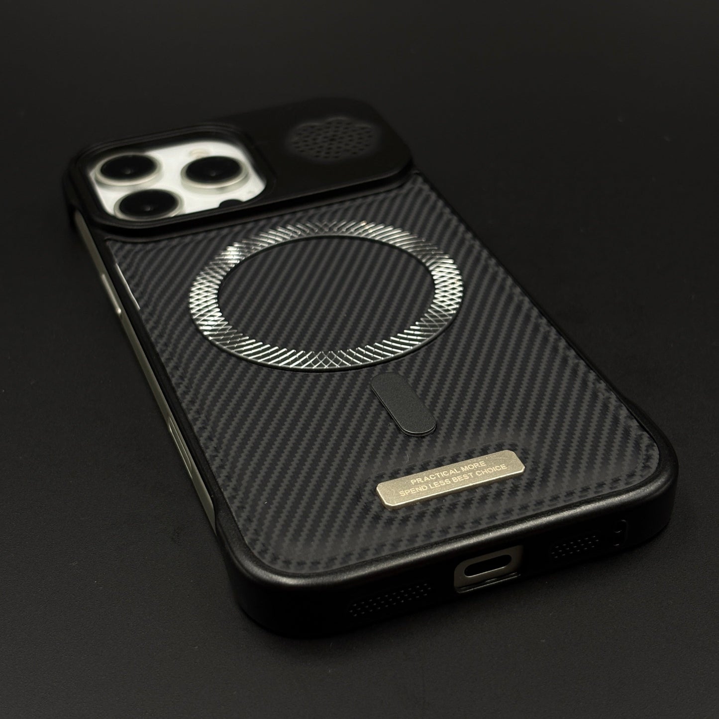 Luxury Leather MagSafe Phone Case Cover for iPhone | Dual-Tone Borderless Design