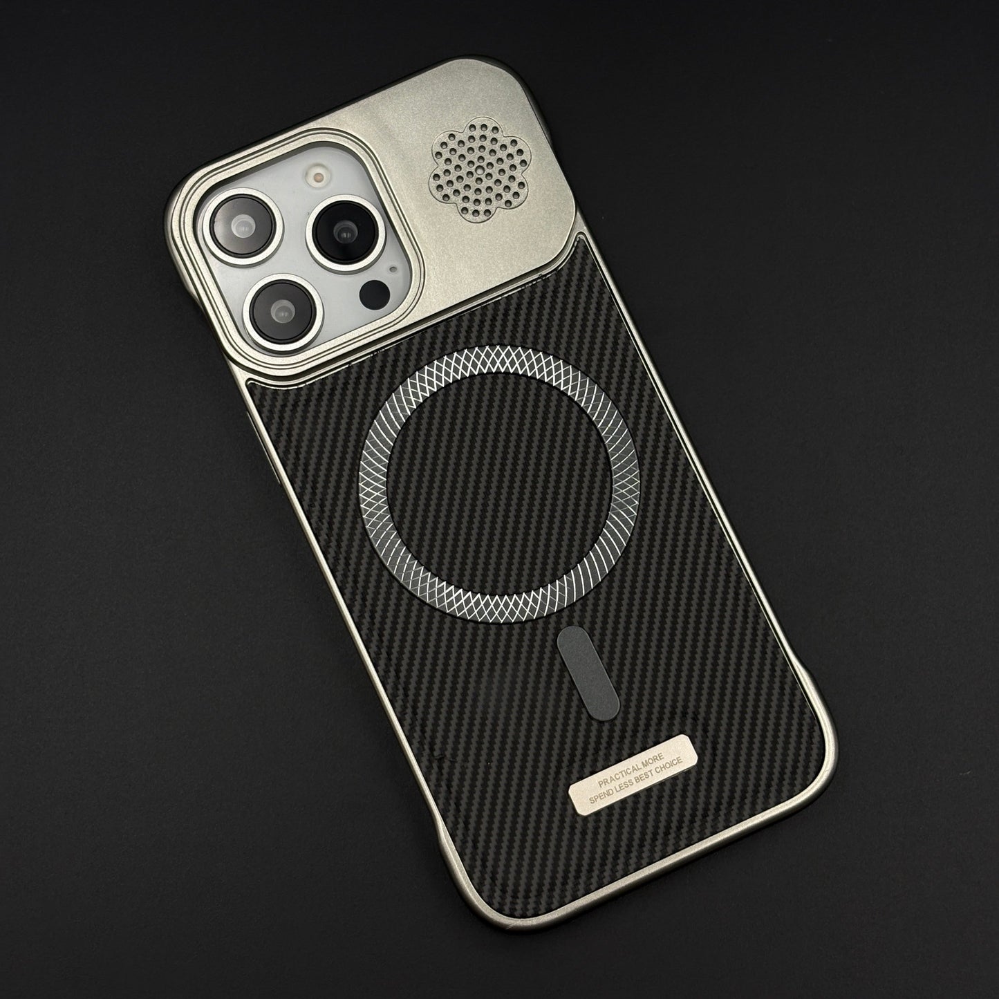 Luxury Leather MagSafe Phone Case Cover for iPhone | Dual-Tone Borderless Design