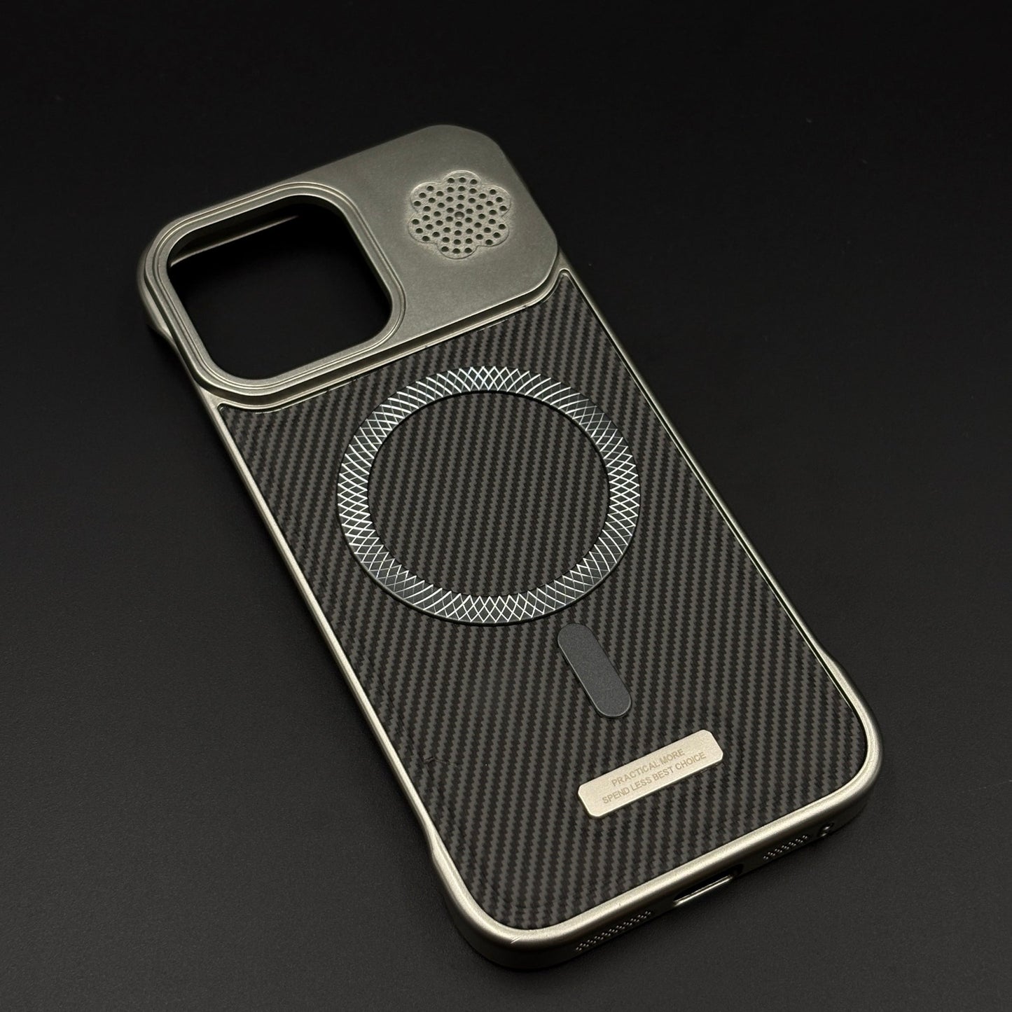Luxury Leather MagSafe Phone Case Cover for iPhone | Dual-Tone Borderless Design