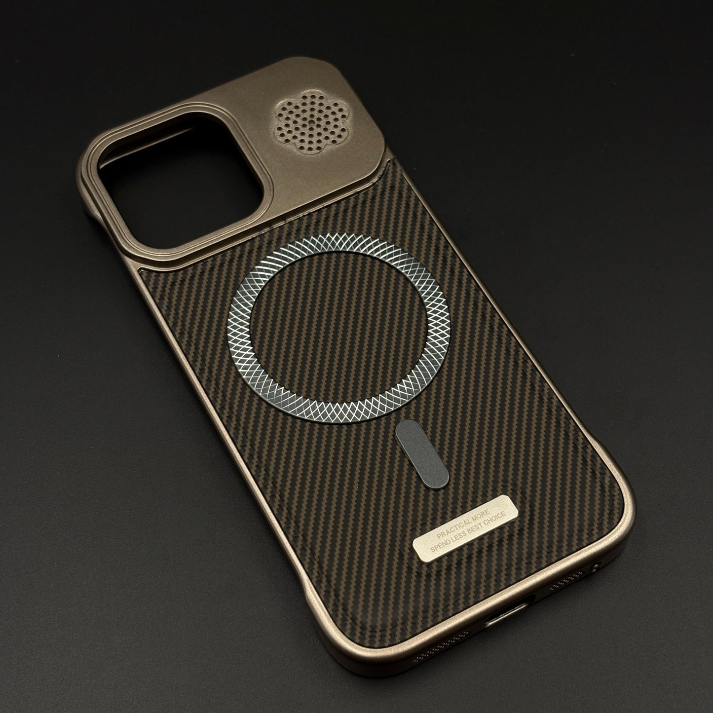 Luxury Leather MagSafe Phone Case Cover for iPhone | Dual-Tone Borderless Design