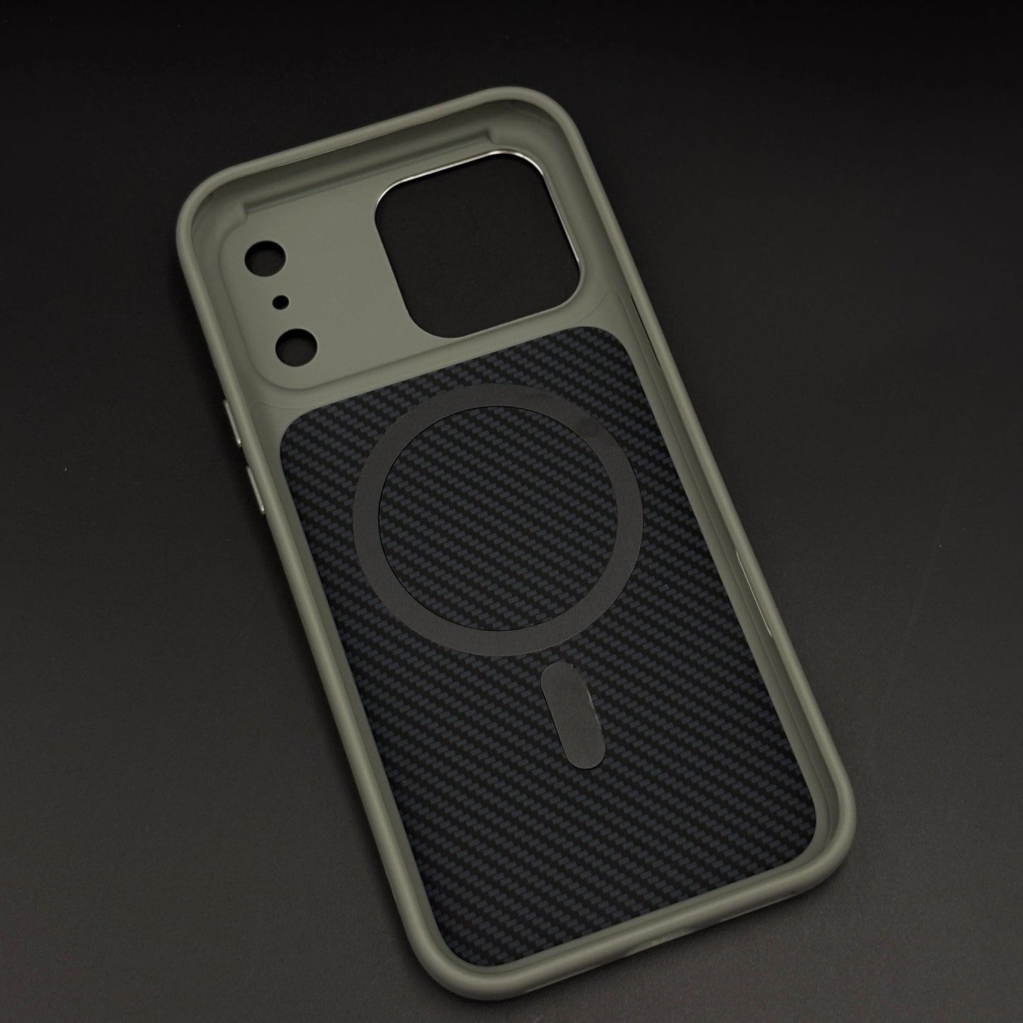Stealth Armor Hidden MagSafe Carbon Mobile Case Cover for iPhone 17 Series
