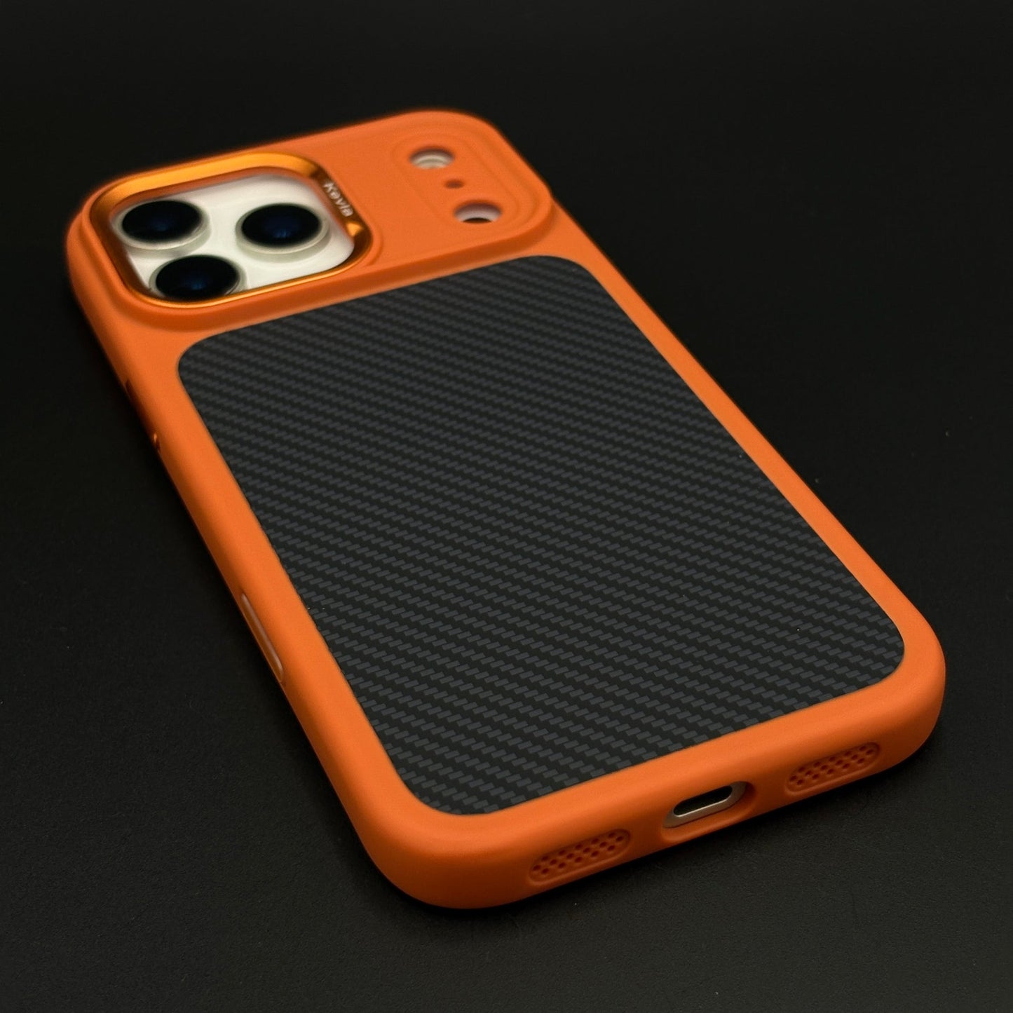 Stealth Armor Hidden MagSafe Carbon Mobile Case Cover for iPhone 17 Series