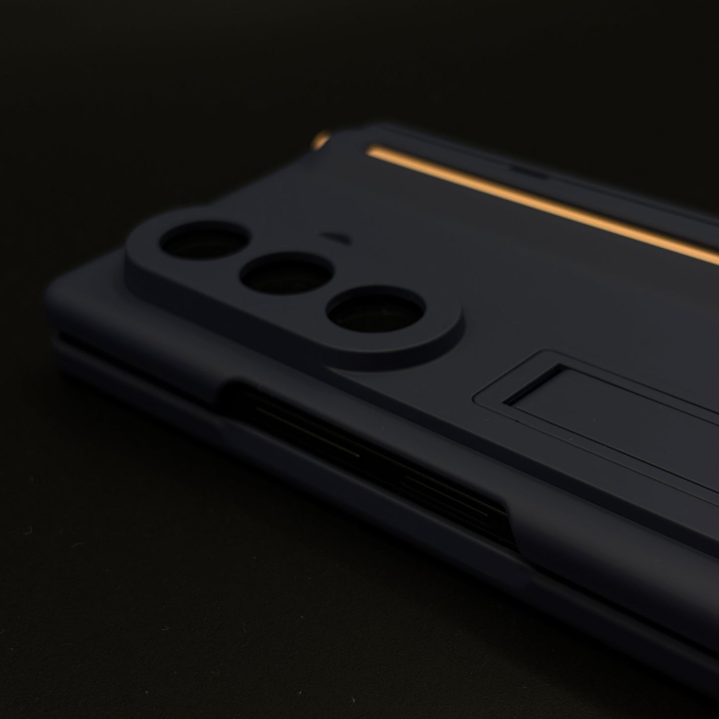 Matte Phone Case Cover with Pen & Holder for Samsung Galaxy Z Fold 7 | Kickstand | Hinge & Front Screen Protection