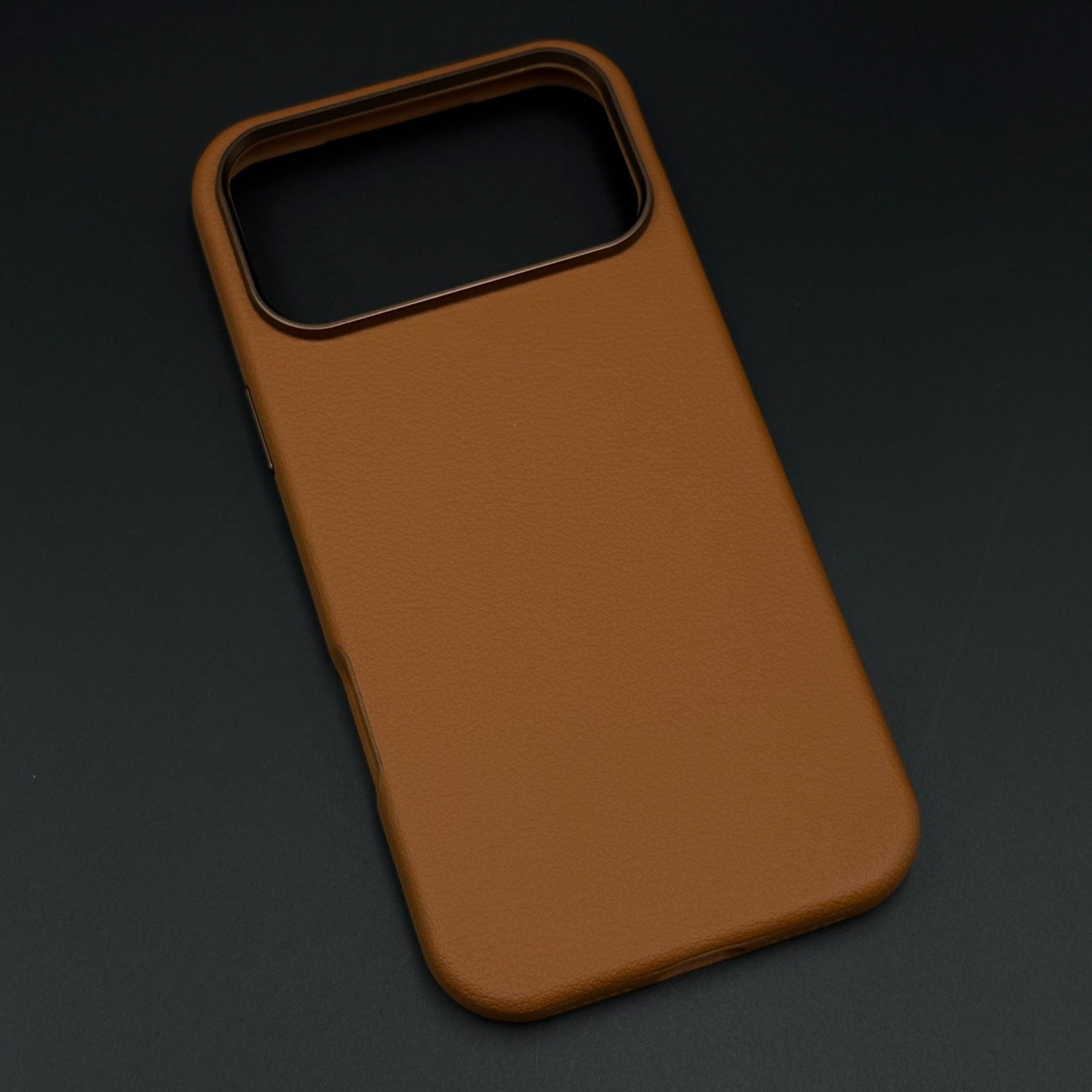 Luxury Leather Shield Hidden MagSafe Mobile Case Cover with Metal Bezel for iPhone 17 Series