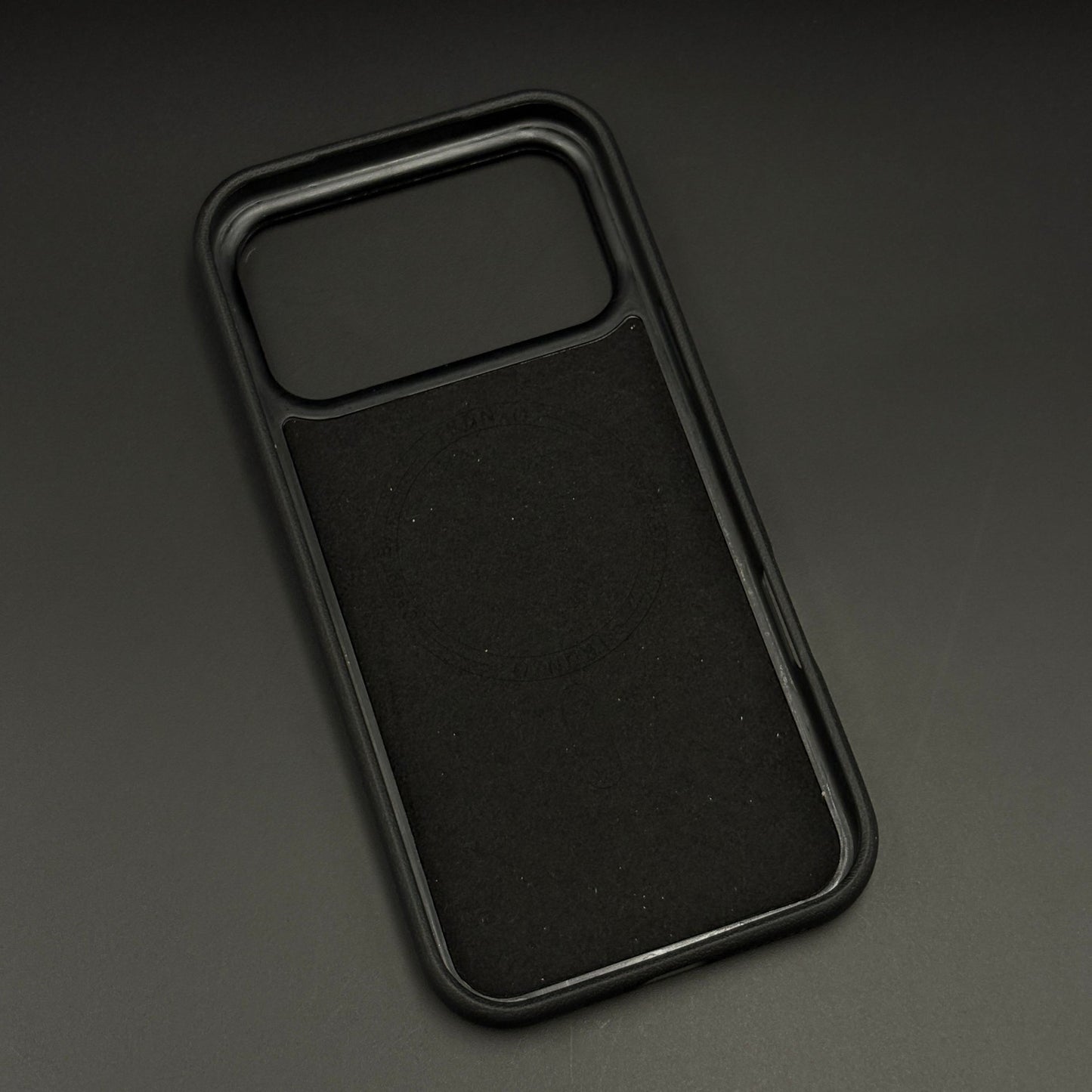 Luxury Leather Shield Hidden MagSafe Mobile Case Cover with Metal Bezel for iPhone 17 Series