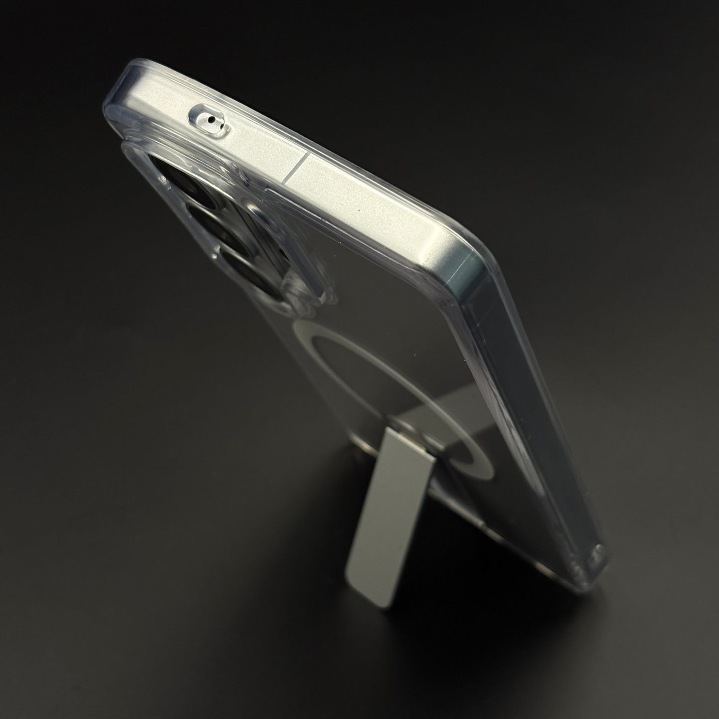 Non-Yellowing Clear Kickstand MagSafe Mobile Case Cover for Galaxy S26 Ultra