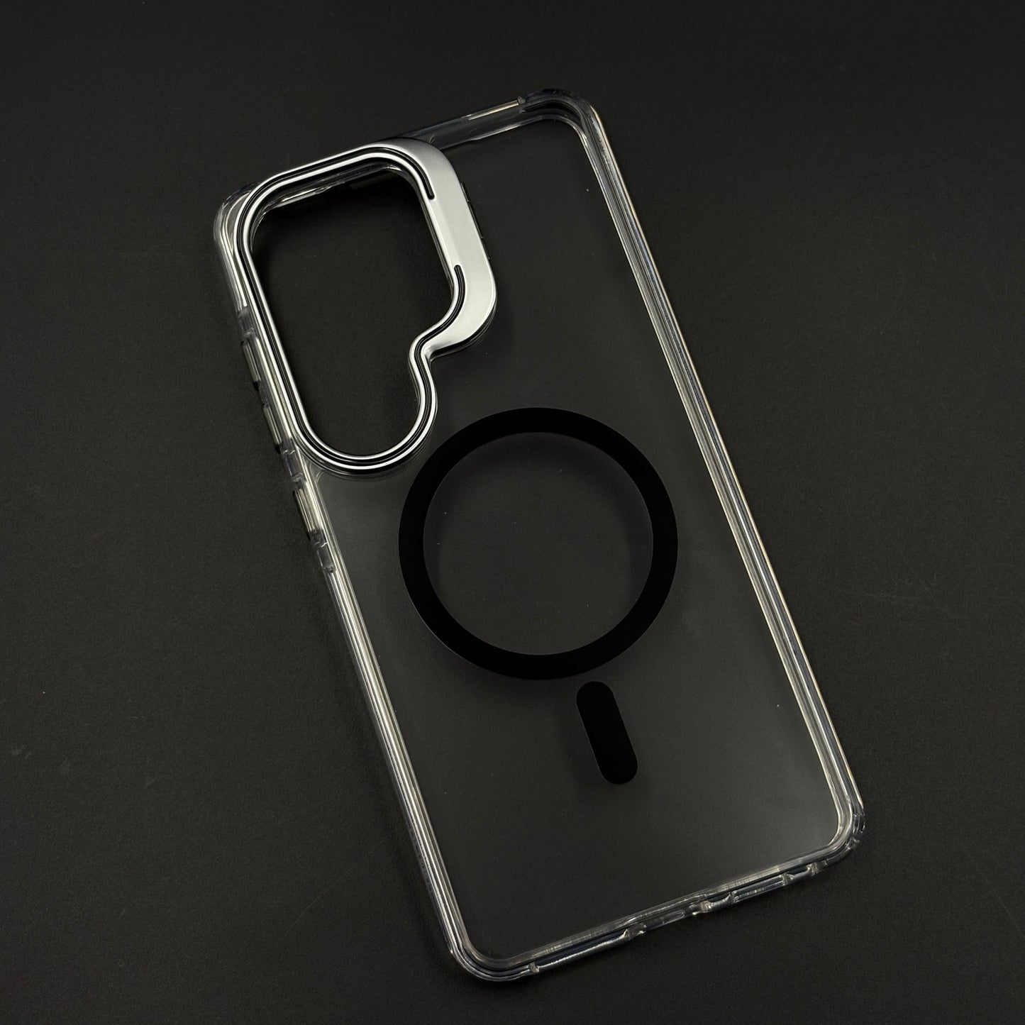 Non-Yellowing Clear Camera Kickstand MagSafe Mobile Case Cover for Samsung Galaxy S26 Ultra