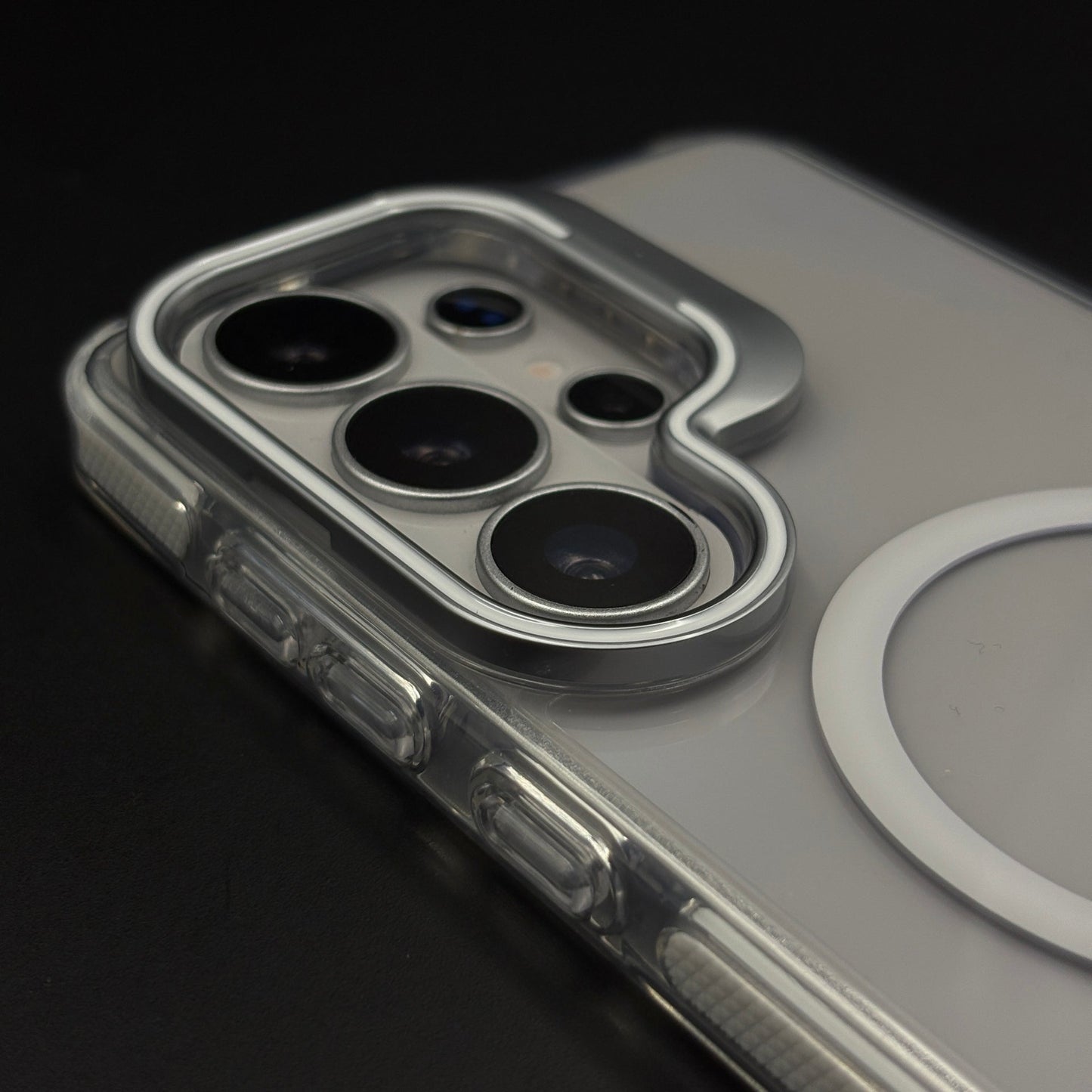 Non-Yellowing Clear Camera Kickstand MagSafe Mobile Case Cover for Samsung Galaxy S26 Ultra