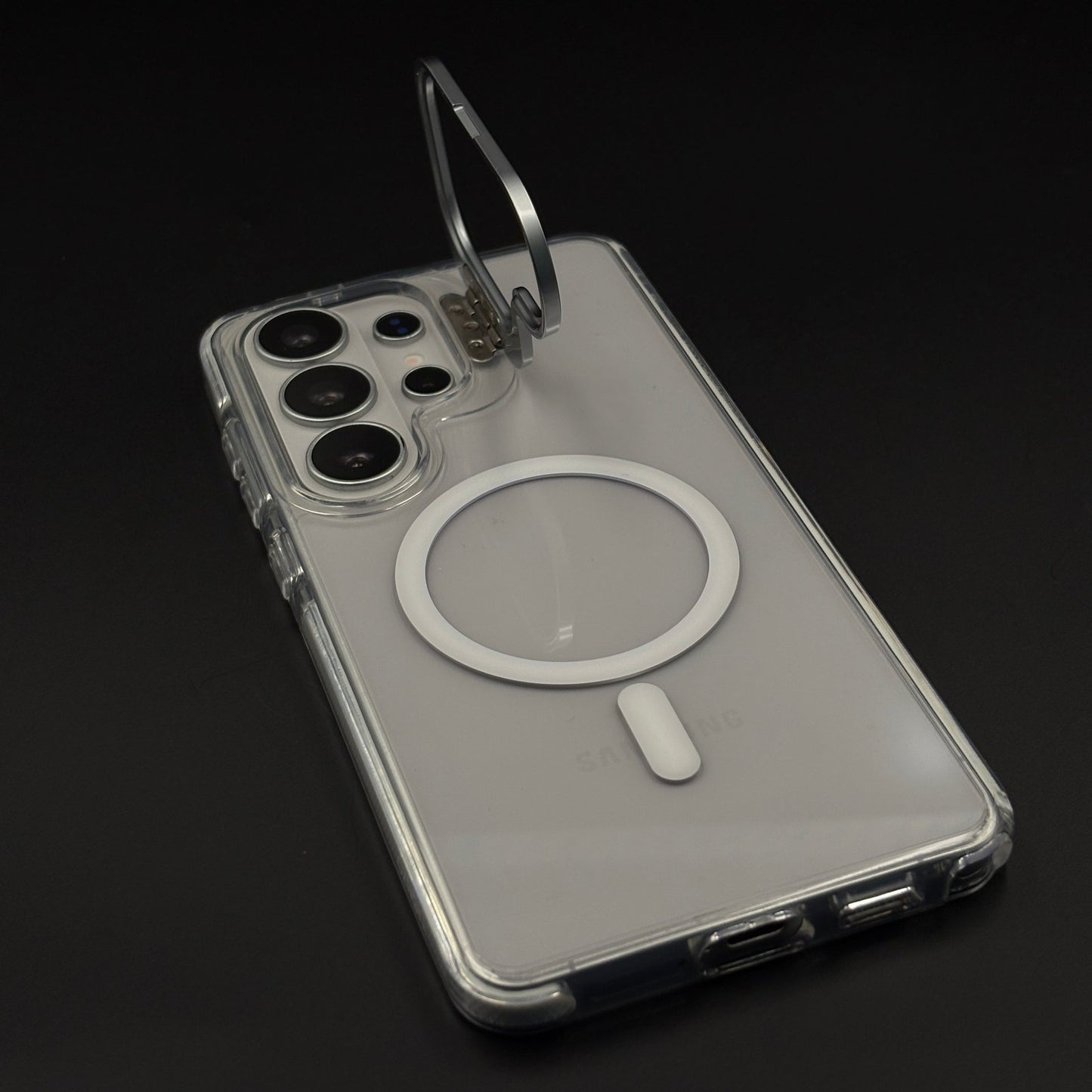 Non-Yellowing Clear Camera Kickstand MagSafe Mobile Case Cover for Samsung Galaxy S26 Ultra