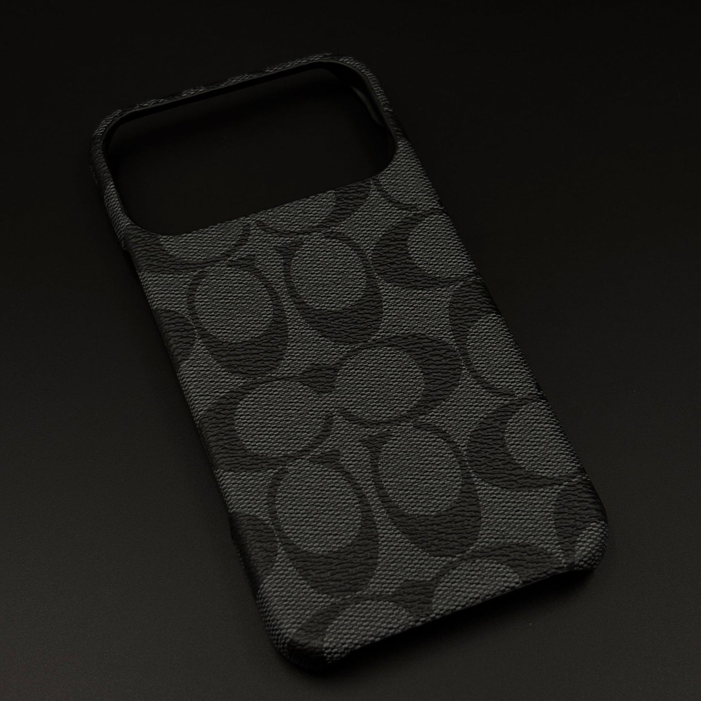 CC Pattern PU Leather Case for iPhone 17 Series | Monogram Soft Touch Protection