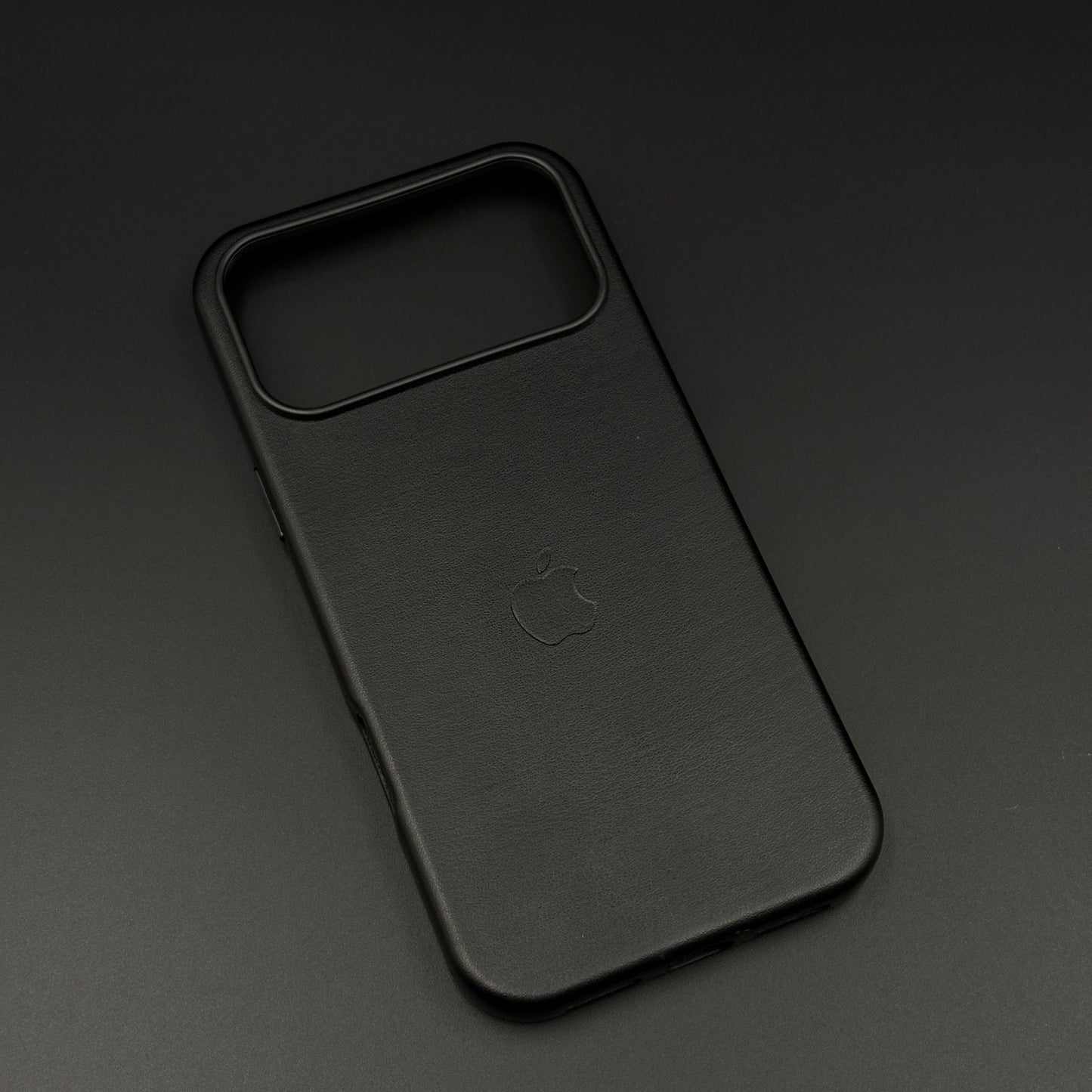 Minimalist Leather Logo Phone Case Cover for iPhone 17 Series | Slim Premium Everyday Protection