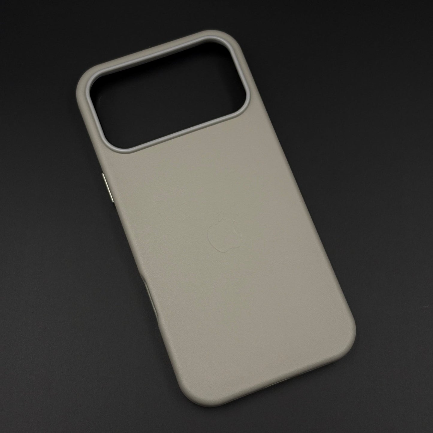 Minimalist Leather Logo Phone Case Cover for iPhone 17 Series | Slim Premium Everyday Protection