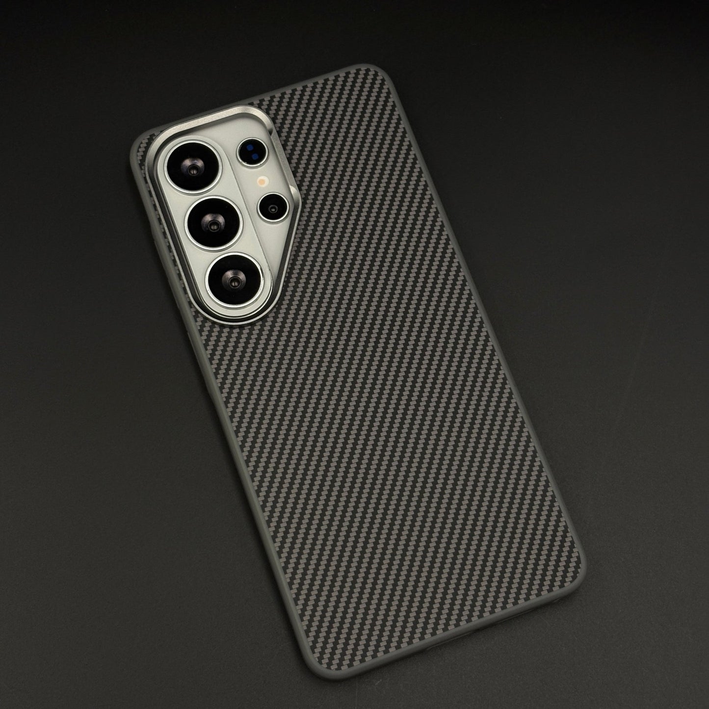 Carbon Fiber Case with Hidden Magsafe for Samsung Galaxy S26 Ultra | Metallic Camera Guard | Slim Magnetic Luxury Protection