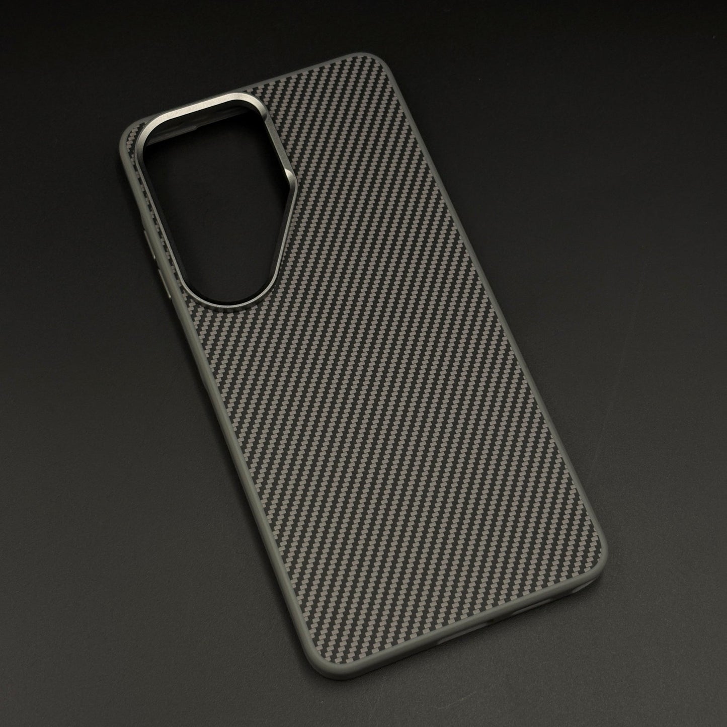 Carbon Fiber Case with Hidden Magsafe for Samsung Galaxy S26 Ultra | Metallic Camera Guard | Slim Magnetic Luxury Protection