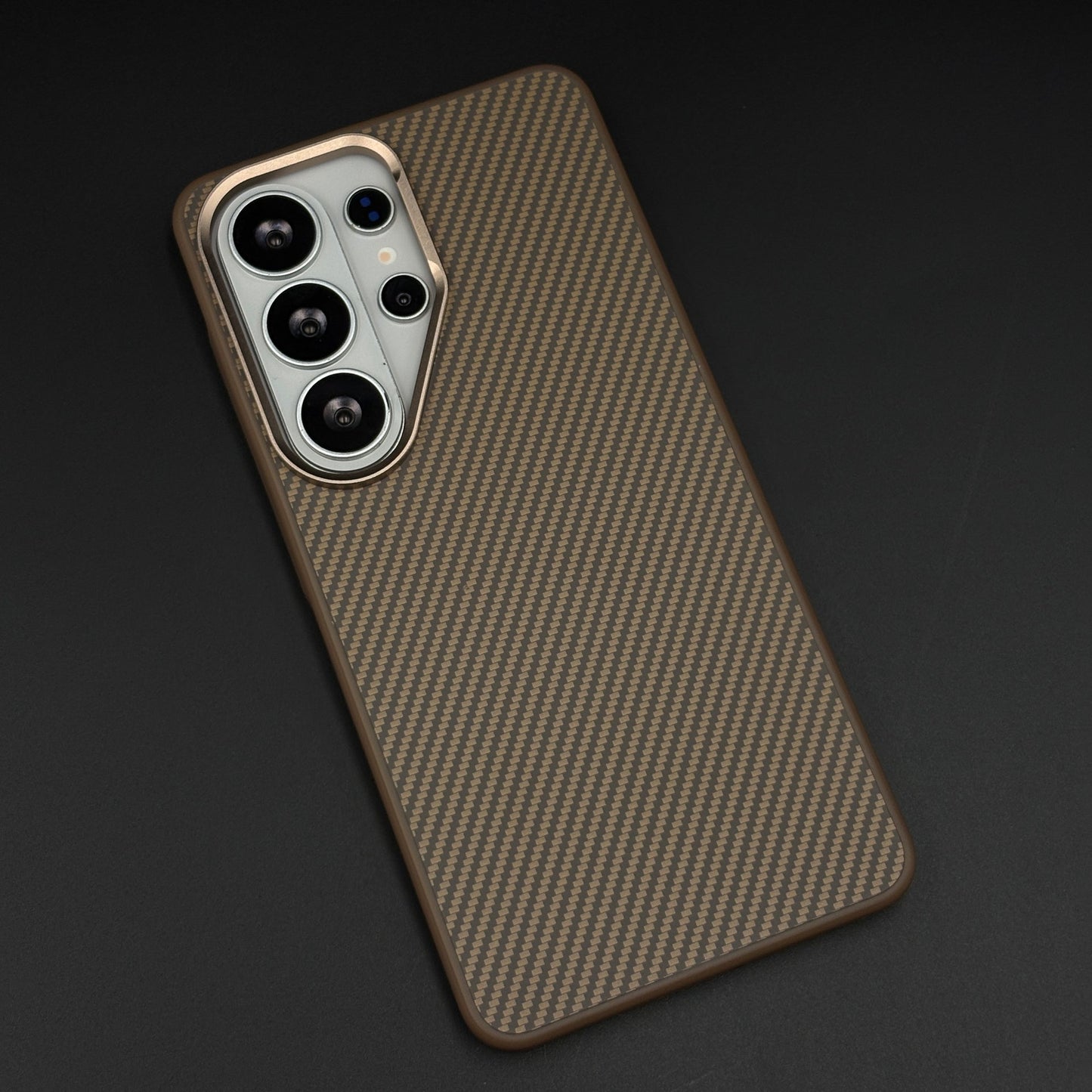 Carbon Fiber Case with Hidden Magsafe for Samsung Galaxy S26 Ultra | Metallic Camera Guard | Slim Magnetic Luxury Protection