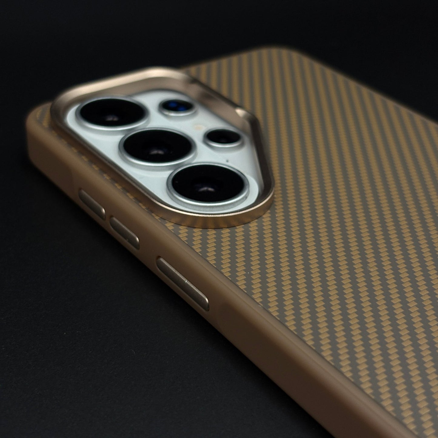 Carbon Fiber Case with Hidden Magsafe for Samsung Galaxy S26 Ultra | Metallic Camera Guard | Slim Magnetic Luxury Protection