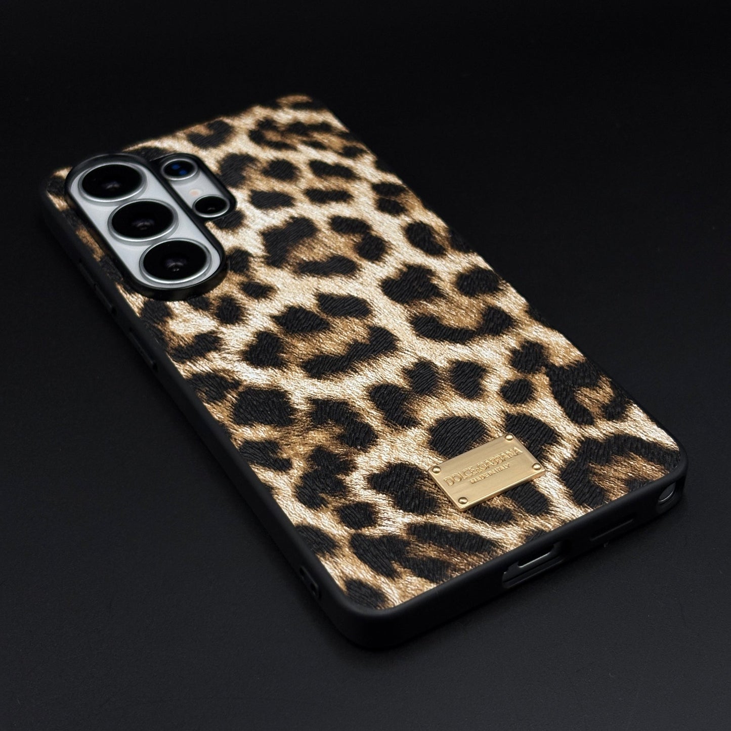D&G Luxury Leopard Print Case for Samsung Galaxy S26 Ultra | Designer Protective Cover
