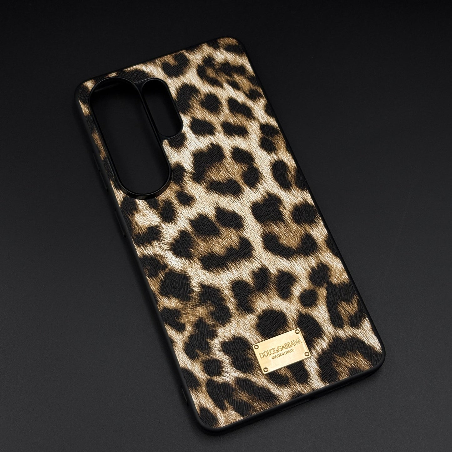 D&G Luxury Leopard Print Case for Samsung Galaxy S26 Ultra | Designer Protective Cover