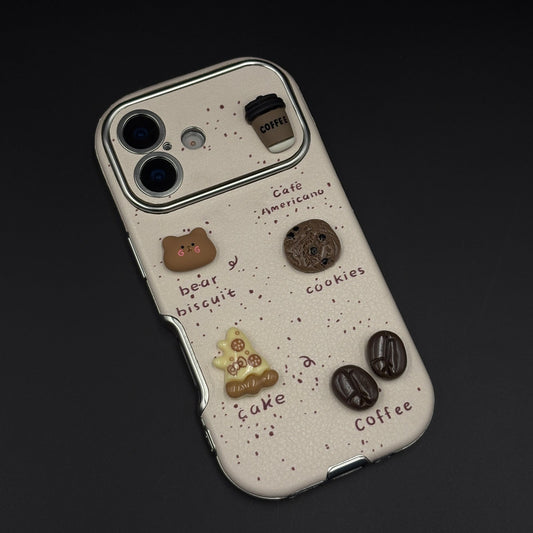 Americano Bear Cookies Cafe Cute Mobile Case Cover for iPhone 17