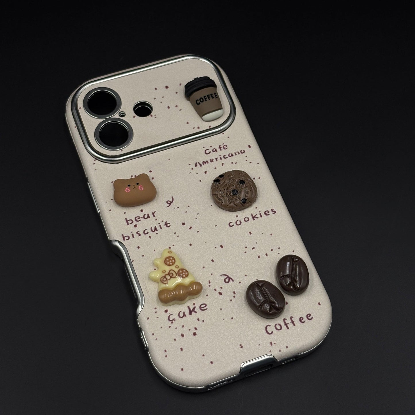 Americano Bear Cookies Cafe Cute Mobile Case Cover for iPhone 17